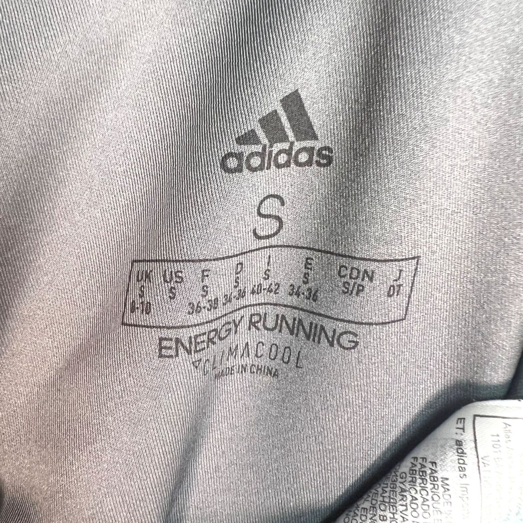 Adidas Adidas Womens ClimaCool Energy Running Leggings Small Gray Abstract Pattern Size 28" / US 6 / IT 42 - 3 Thumbnail