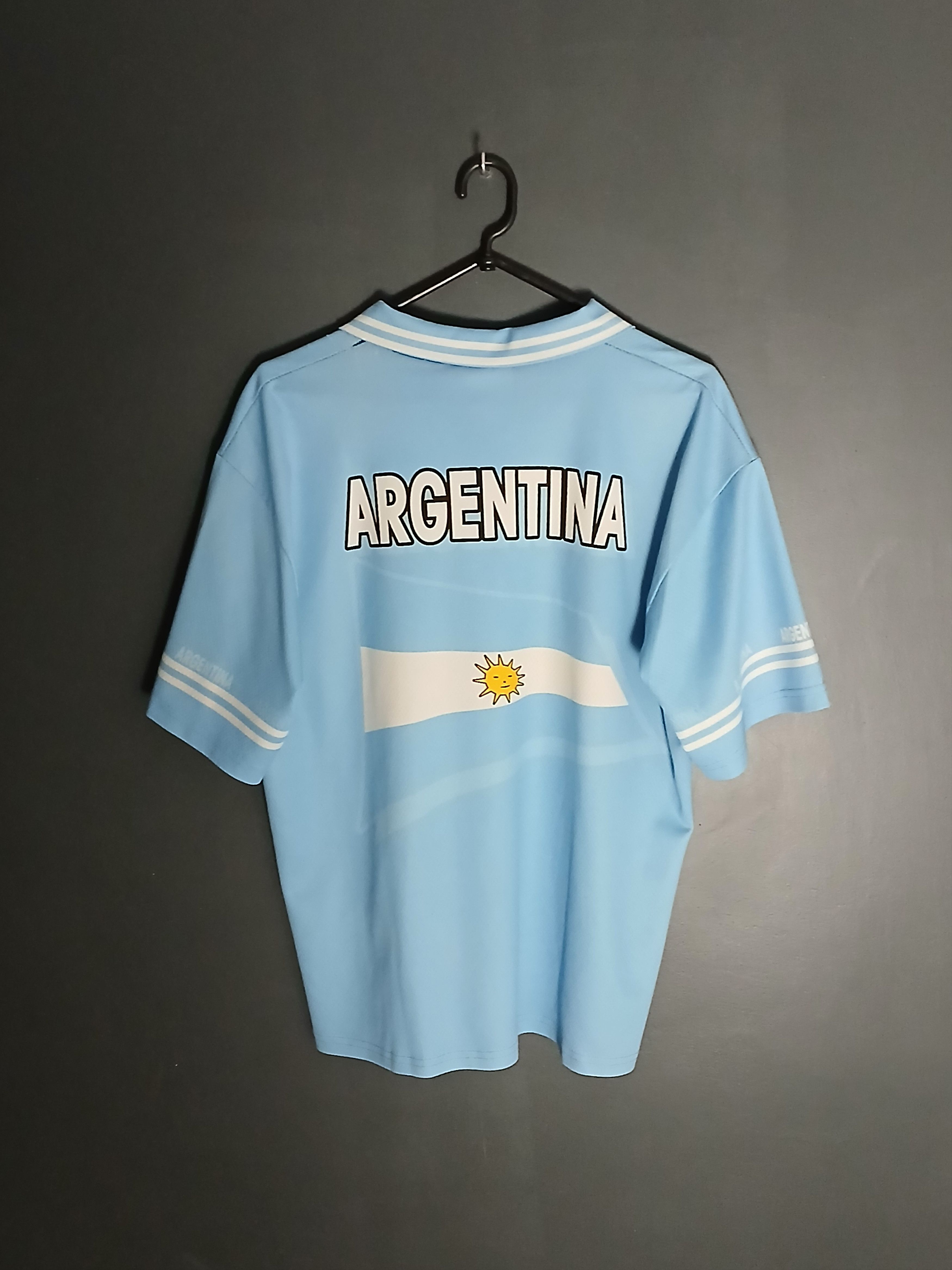 Vintage World Cup 2002 Argentina National Football Team T-Shirt Size US M / EU 48-50 / 2 - 2 Thumbnail