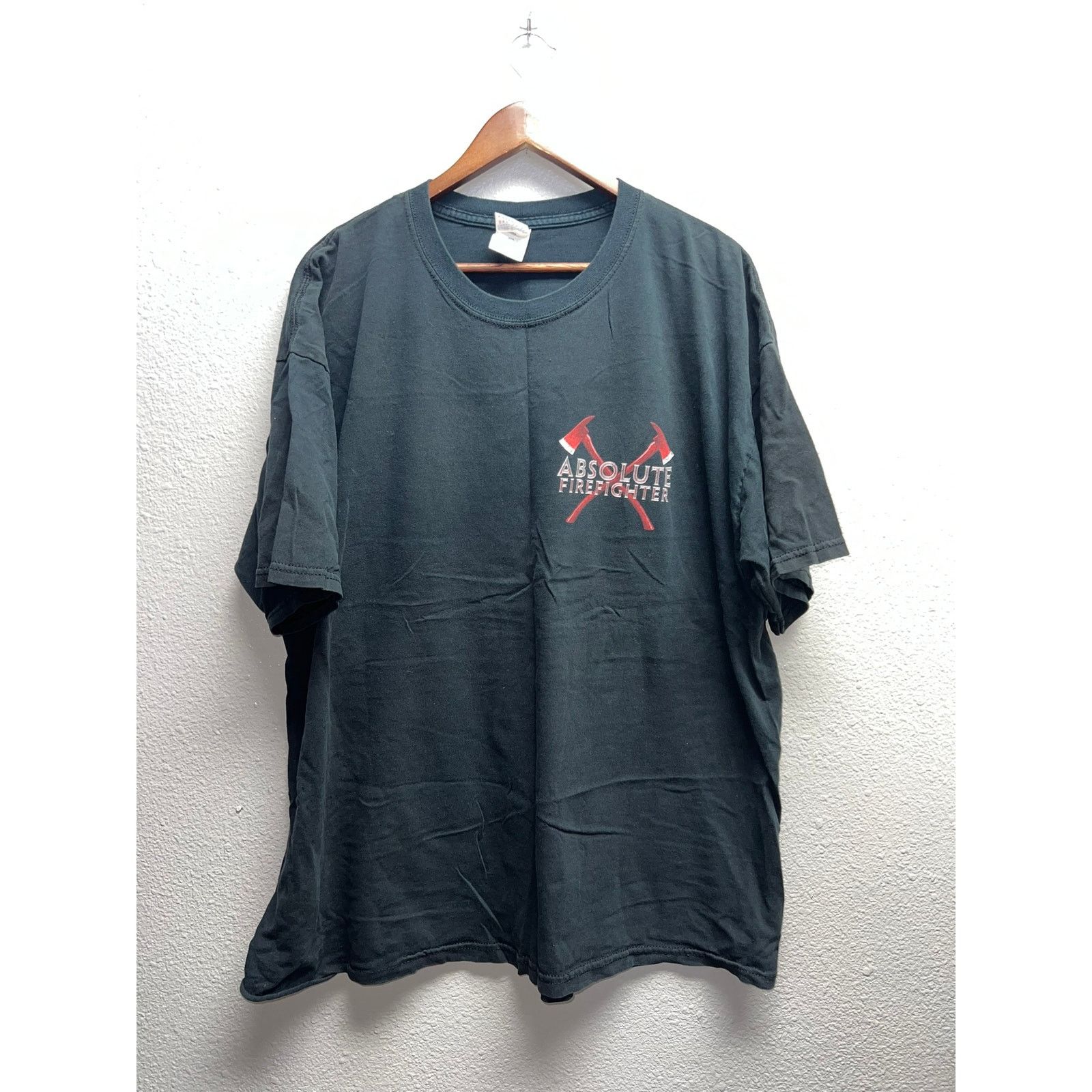 Gildan Vintage Absolute Firefighter Shirt Fire Fighter Tee 2XL Size US XXL / EU 58 / 5 - 2 Thumbnail