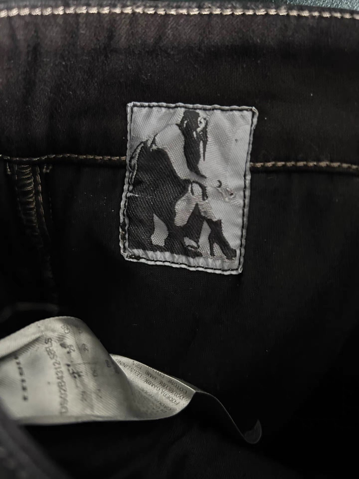 Rick Owens Rick Owens Drkshdw waxed distressed black jeans Size US 29 - 6 Thumbnail