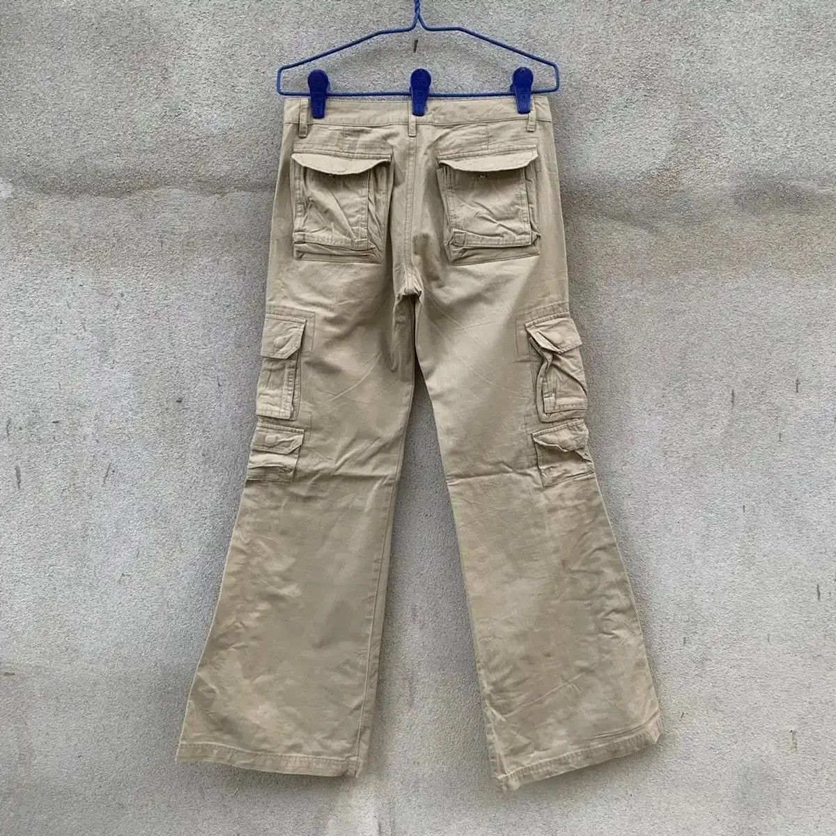 Devilock PEACH JOHN TROUSERS FLARE BOOTCUT CARGO WIDE LEG MULTI PANTS Size US 28 / EU 44 - 2 Thumbnail