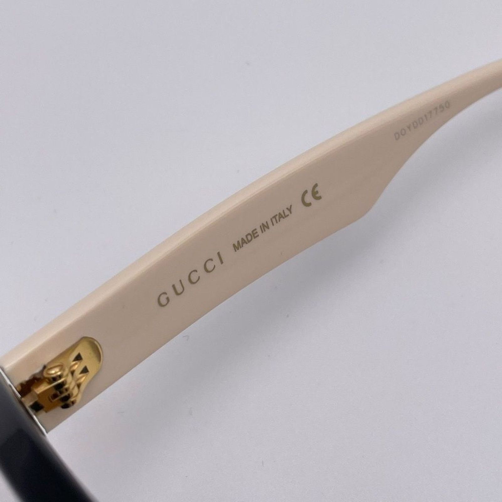 Gucci BRAND NEW GUCCI GG0999O 002 Black/White Transparent Women Size ONE SIZE - 7 Thumbnail