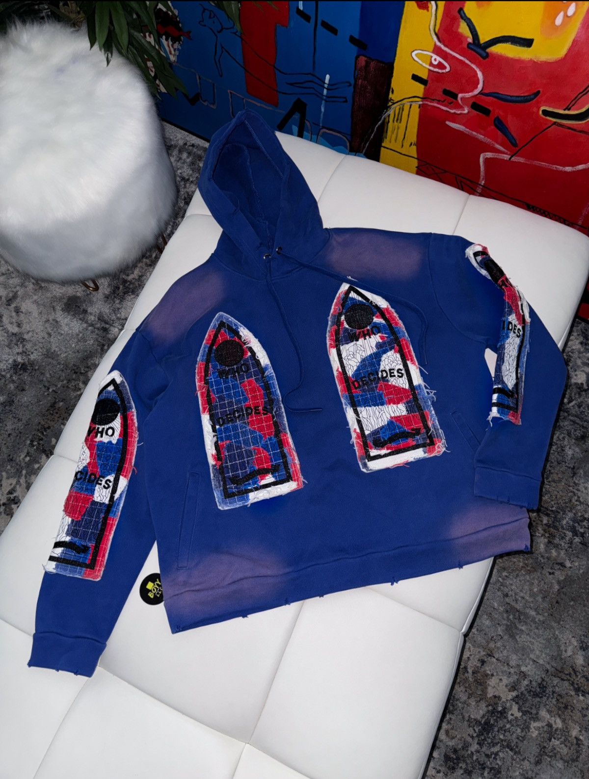Who Decides War Blue glory hoodie Size US S / EU 44-46 / 1 - 1 Thumbnail