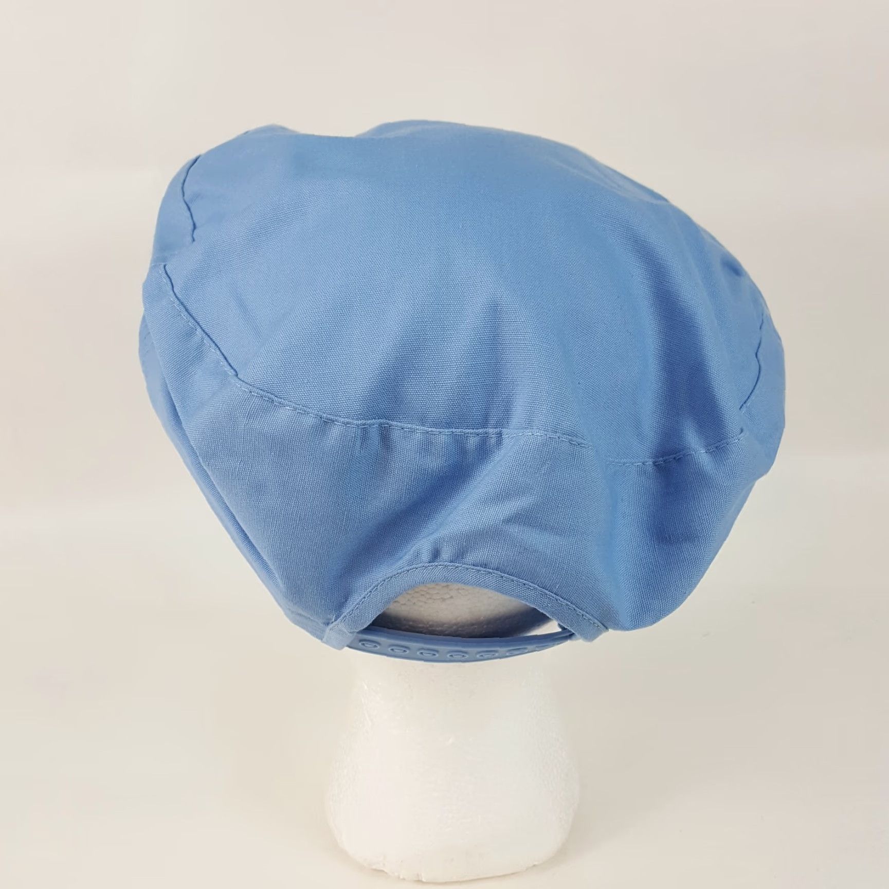 Vintage Vintage 80s Blue Preppy Cabbie Golf Hat Newsboy Gatsby Cap Men One Size Adjustable Newsboy Cap Size ONE SIZE - 4 Thumbnail