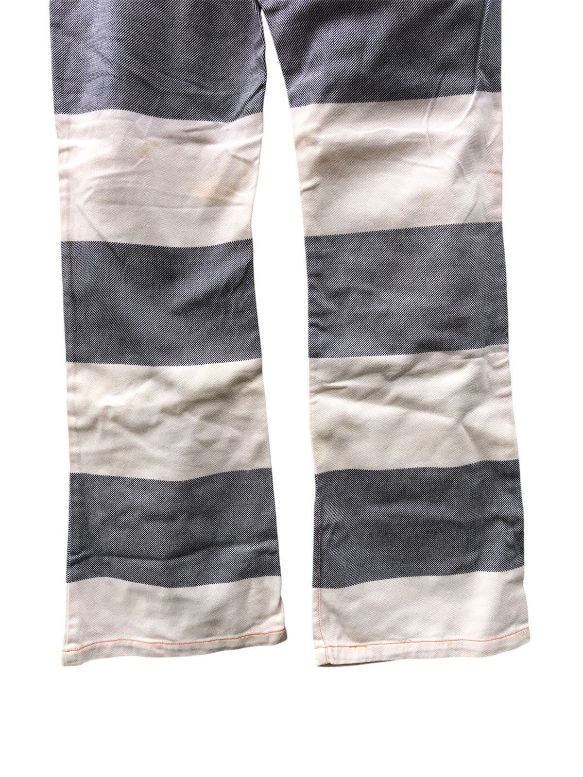 Hysteric Glamour Japanese Brand Super Lovers Stripe Hagi Style Jeans Size 23" - 7 Thumbnail