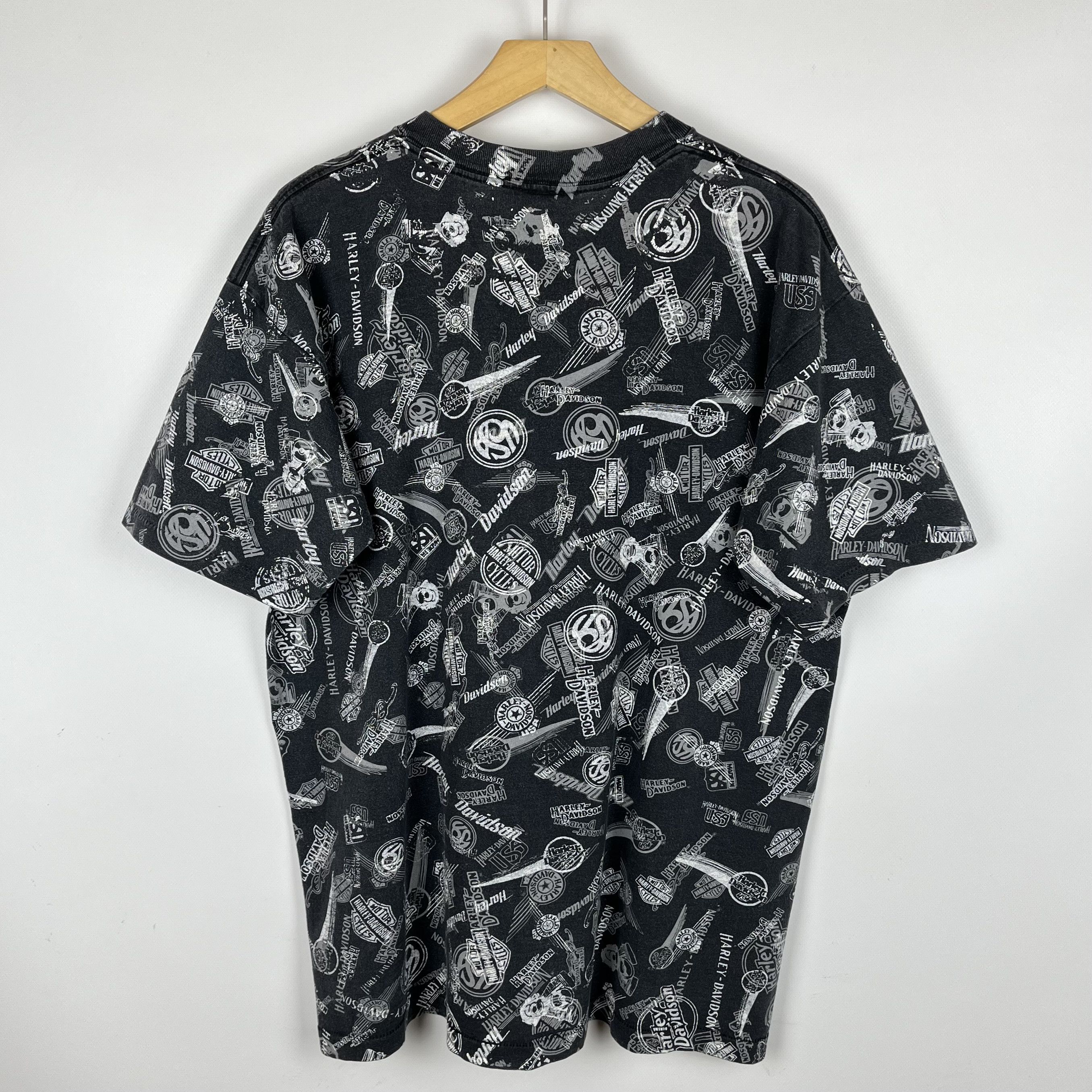 Harley Davidson Vintage Harley Davidson All Over Print T Shirt 90’s Size US L / EU 52-54 / 3 - 13 Thumbnail
