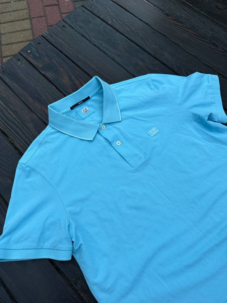 Massimo Osti Vintage C.P. Company Polo Tee Size US L / EU 52-54 / 3 - 2 Thumbnail