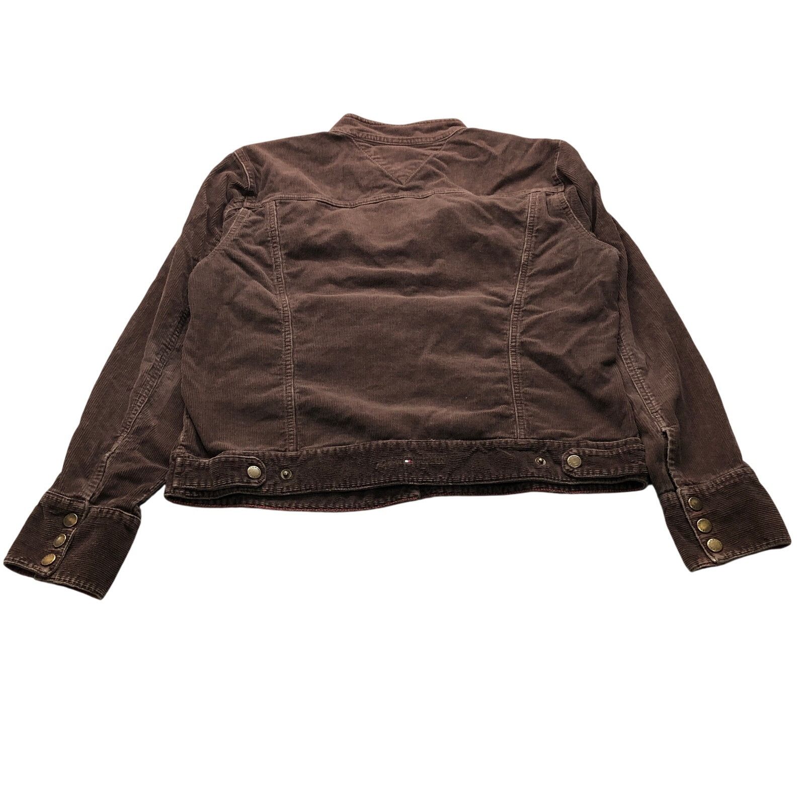 Tommy Hilfiger Tommy Hilfiger Jeans Brown Trucker Jacket Womens XL Brown Size XL / US 12-14 / IT 48-50 - 5 Thumbnail