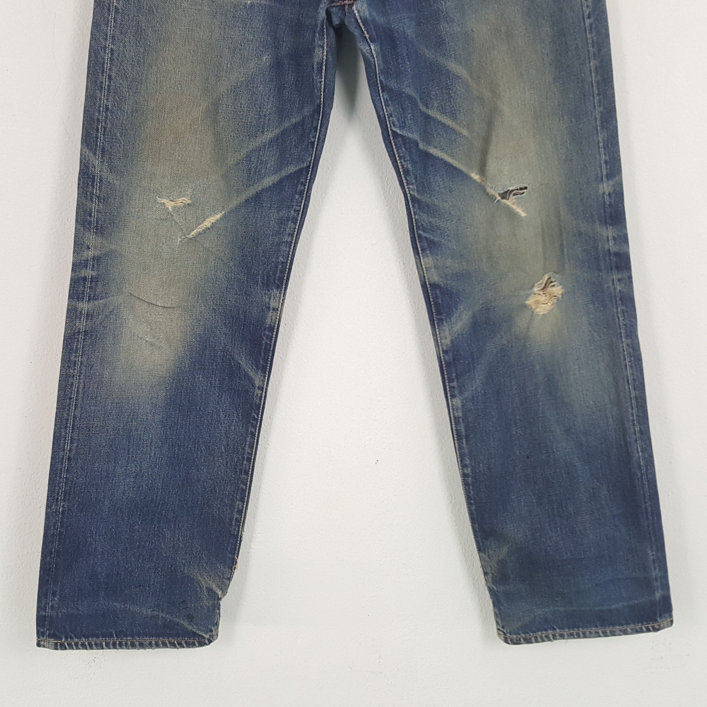 Evisu × Japanese Brand × Vintage Vintage Evisu Japanese Brand Daicock Custom Art Denim Jeans Size US 28 / EU 44 - 6 Thumbnail