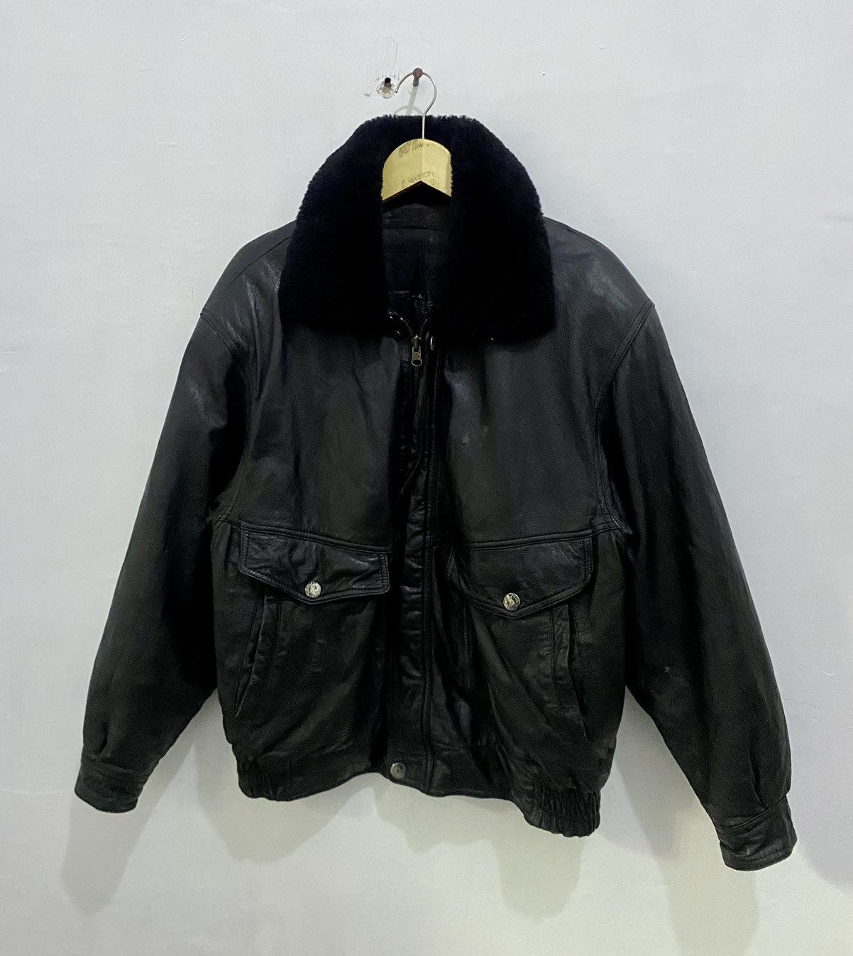 Polo Ralph Lauren × Ralph Lauren 💥Vintage💥Polo Ralph Laurent Leather Jacket Size US L / EU 52-54 / 3 - 3 Thumbnail