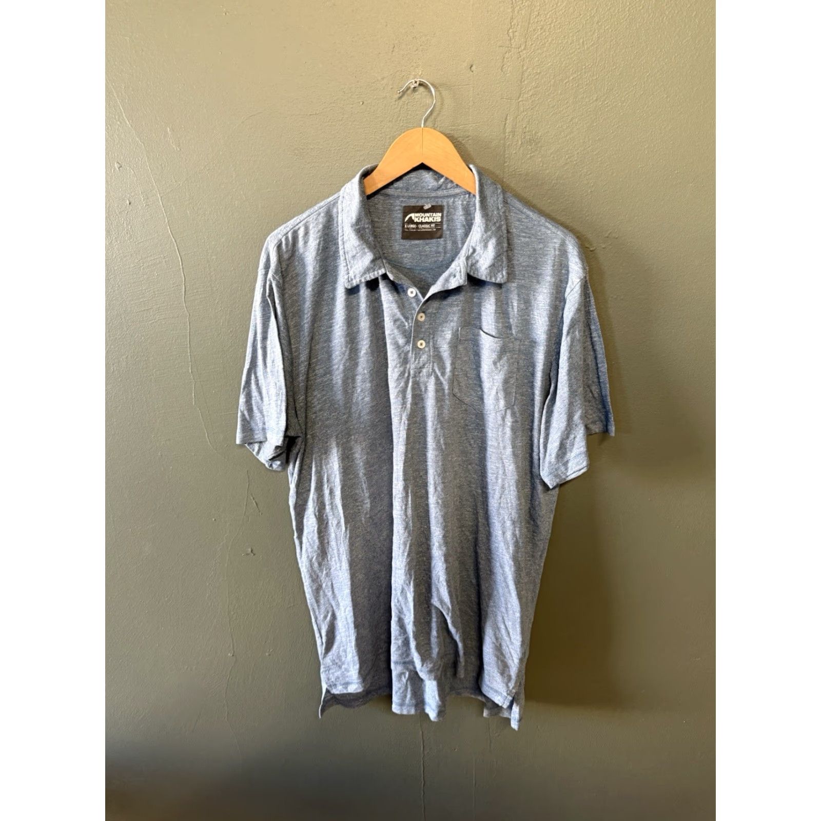 Mountain Khakis Mountain Khakis Polo Shirt Mens Blue Short Sleeve XL Size Polo Shirt Men XL Blue Mountain Khakis Size US XL / EU 56 / 4 - 2 Thumbnail