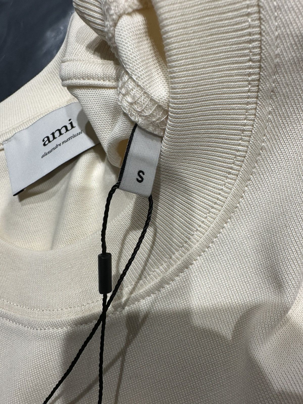 AMI AMI - Patch Tee White Cream Size US S / EU 44-46 / 1 - 3 Thumbnail