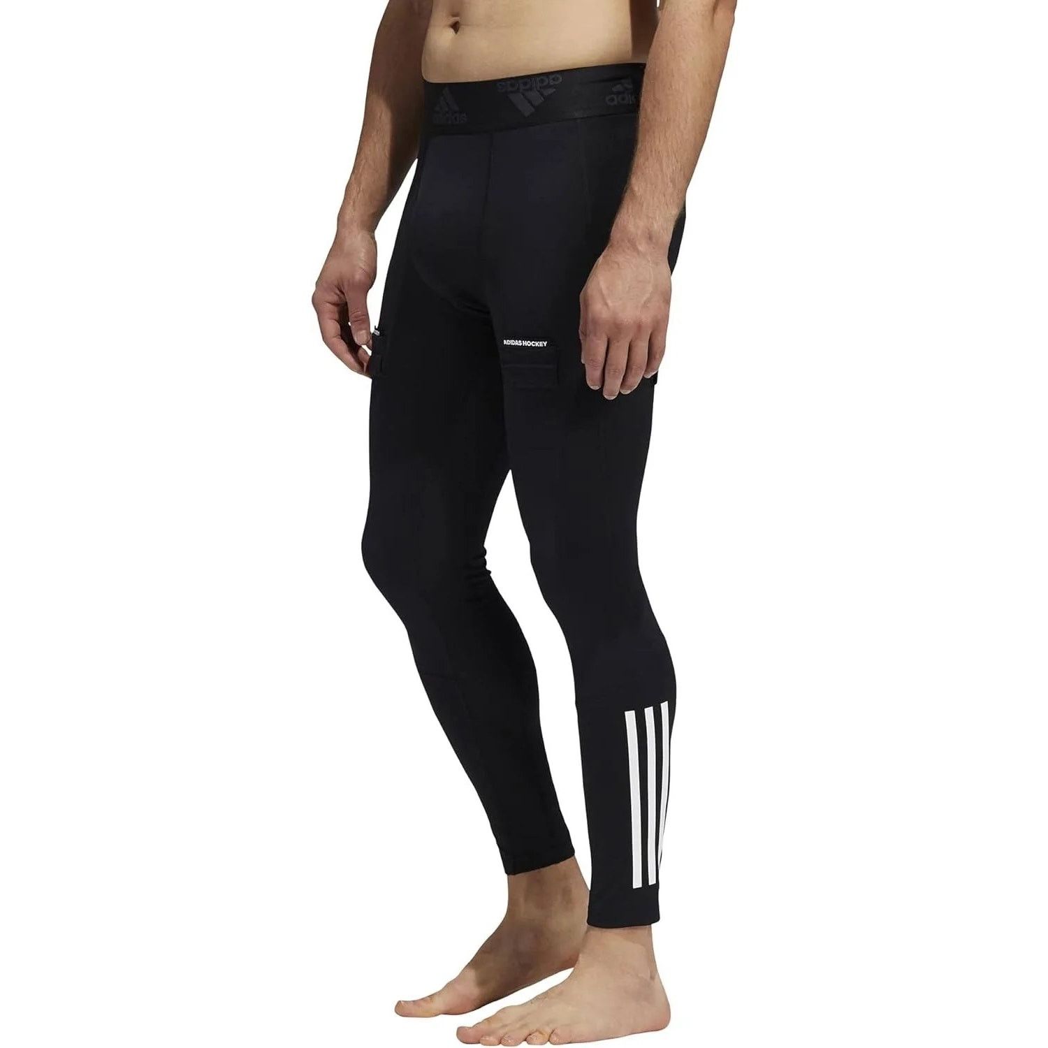 Adidas Adidas Baselayer Tights With Cup Black Hockey Pant Mens Sz M Size US 34 / EU 50 - 1 Thumbnail