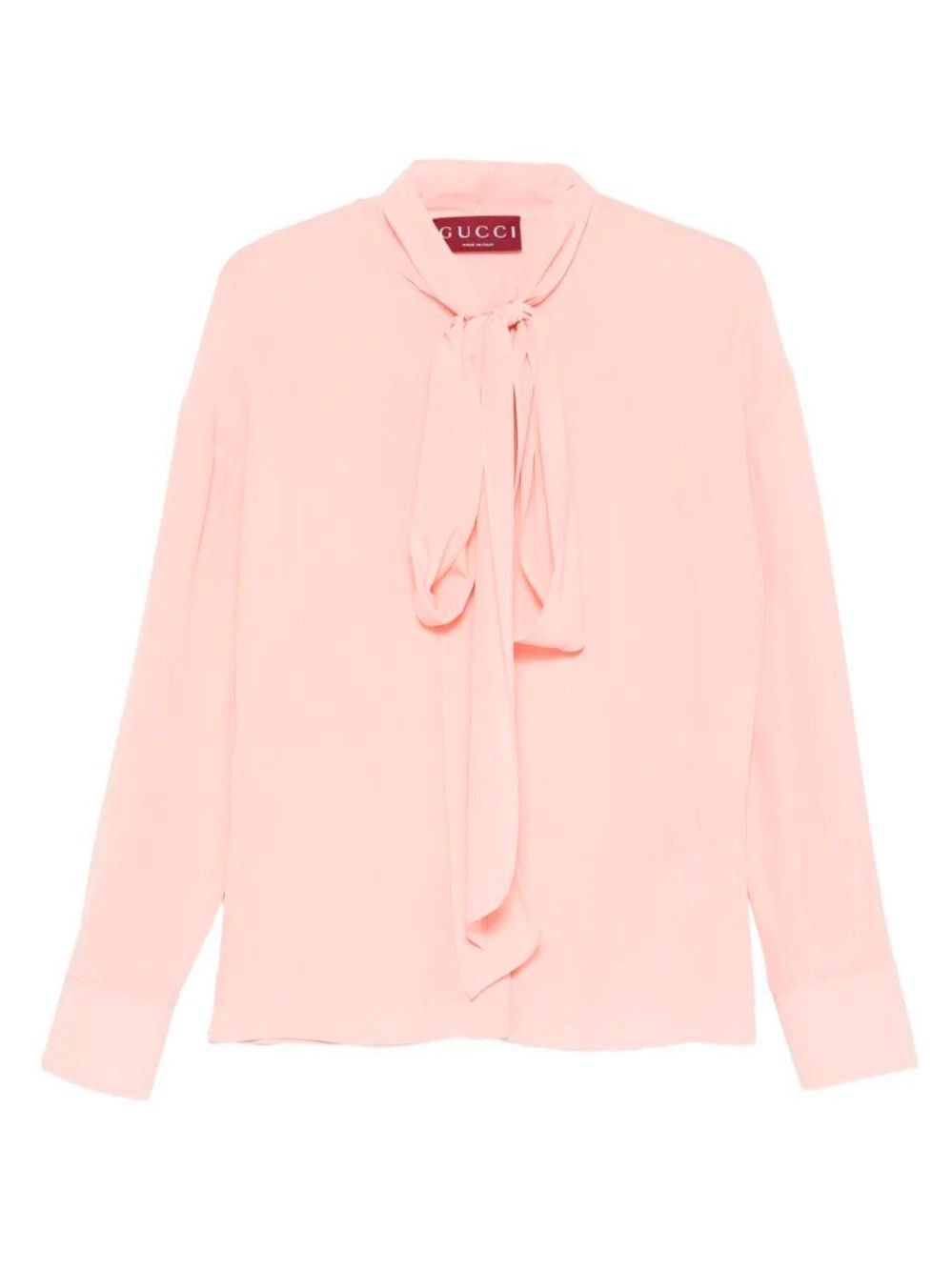 Gucci Crepe De Chine Bio Silk Shirt Size M / US 6-8 / IT 42-44 - 1 Thumbnail