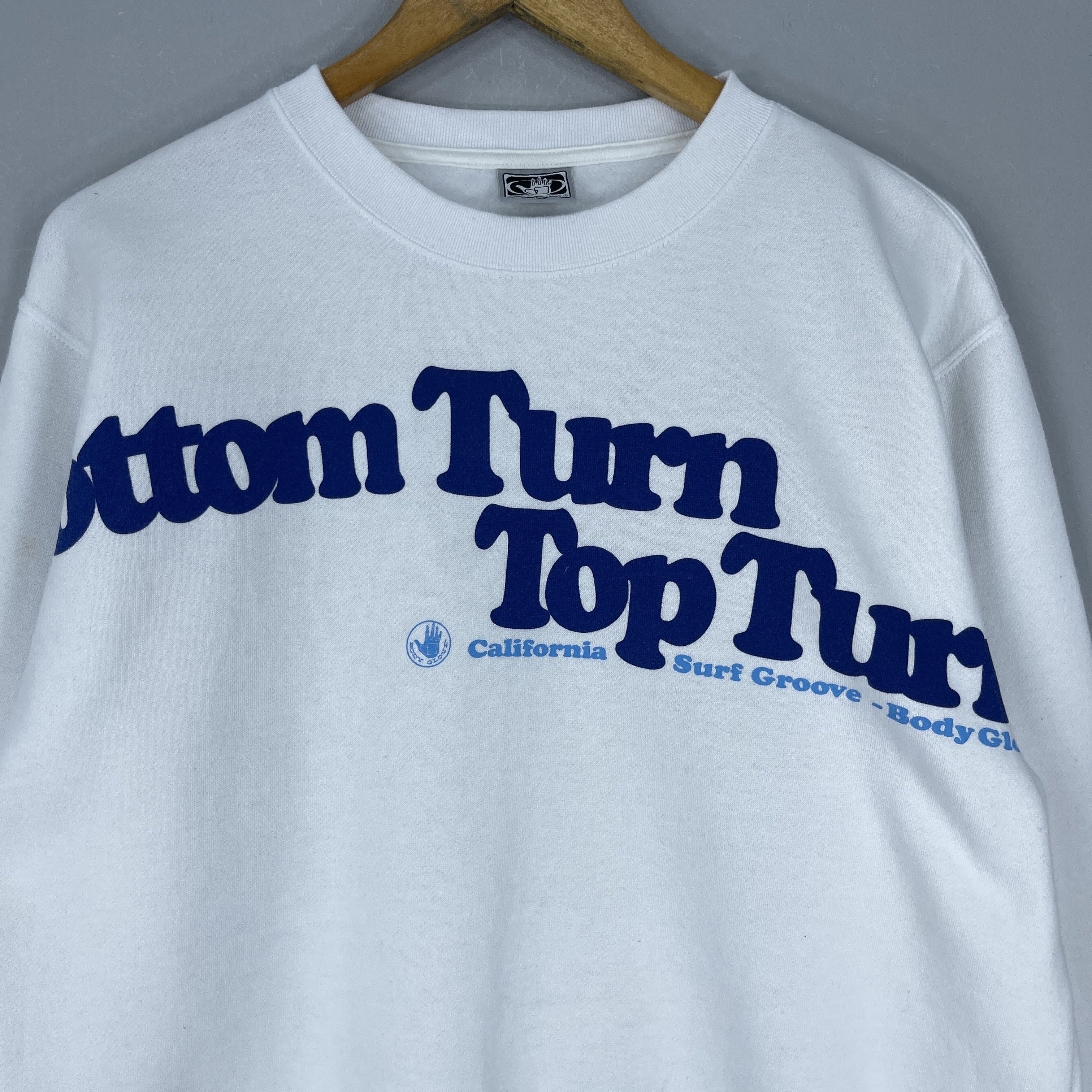 Body Glove Vintage BODY GLOVE Spellout Printed Sweatshirt Size US L / EU 52-54 / 3 - 2 Thumbnail