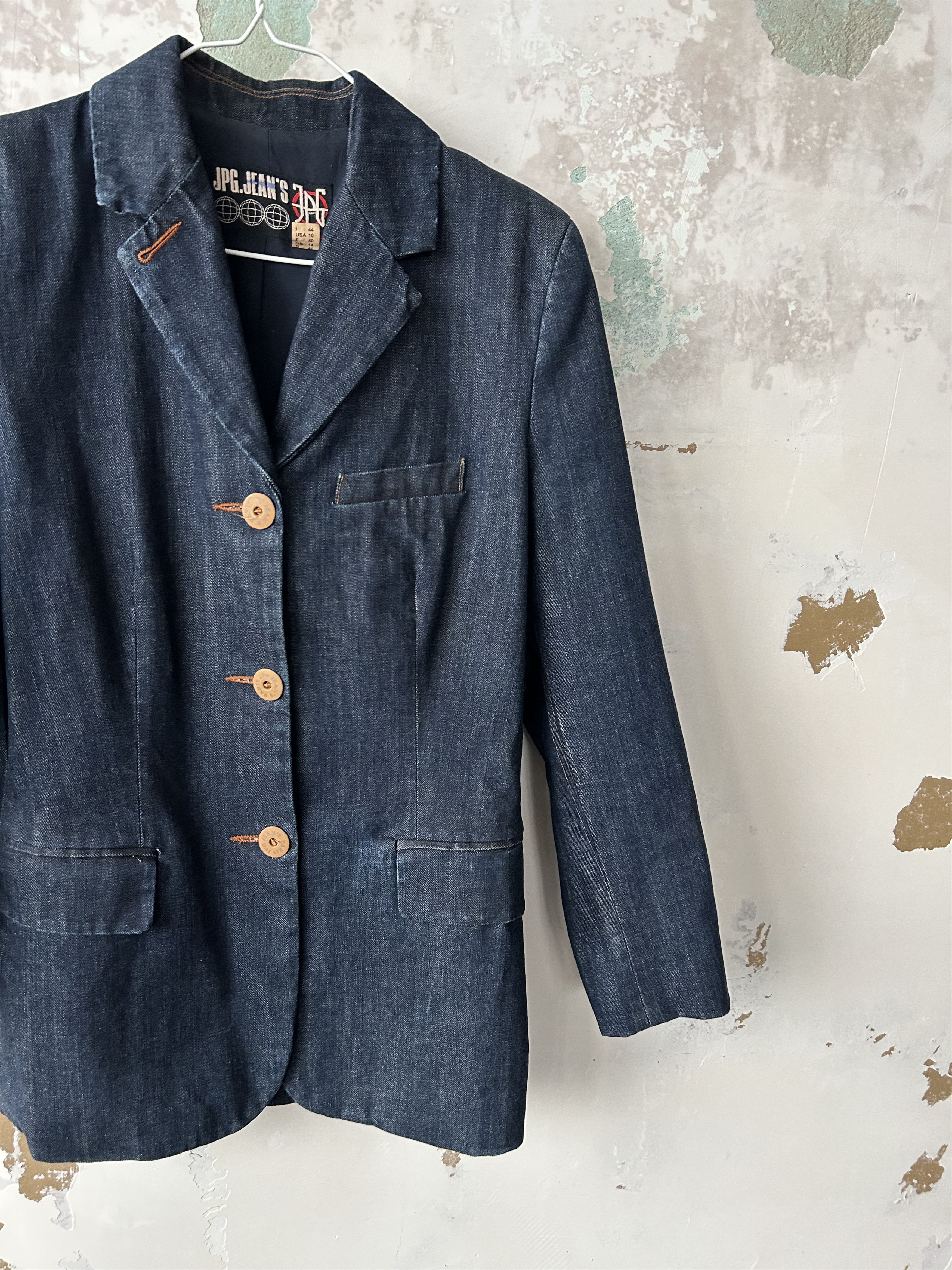 Jean Paul Gaultier Vintage Jean Paul Gaultier JPG Jeans Denim Blazer Size US10 Size M / US 6-8 / IT 42-44 - 2 Thumbnail