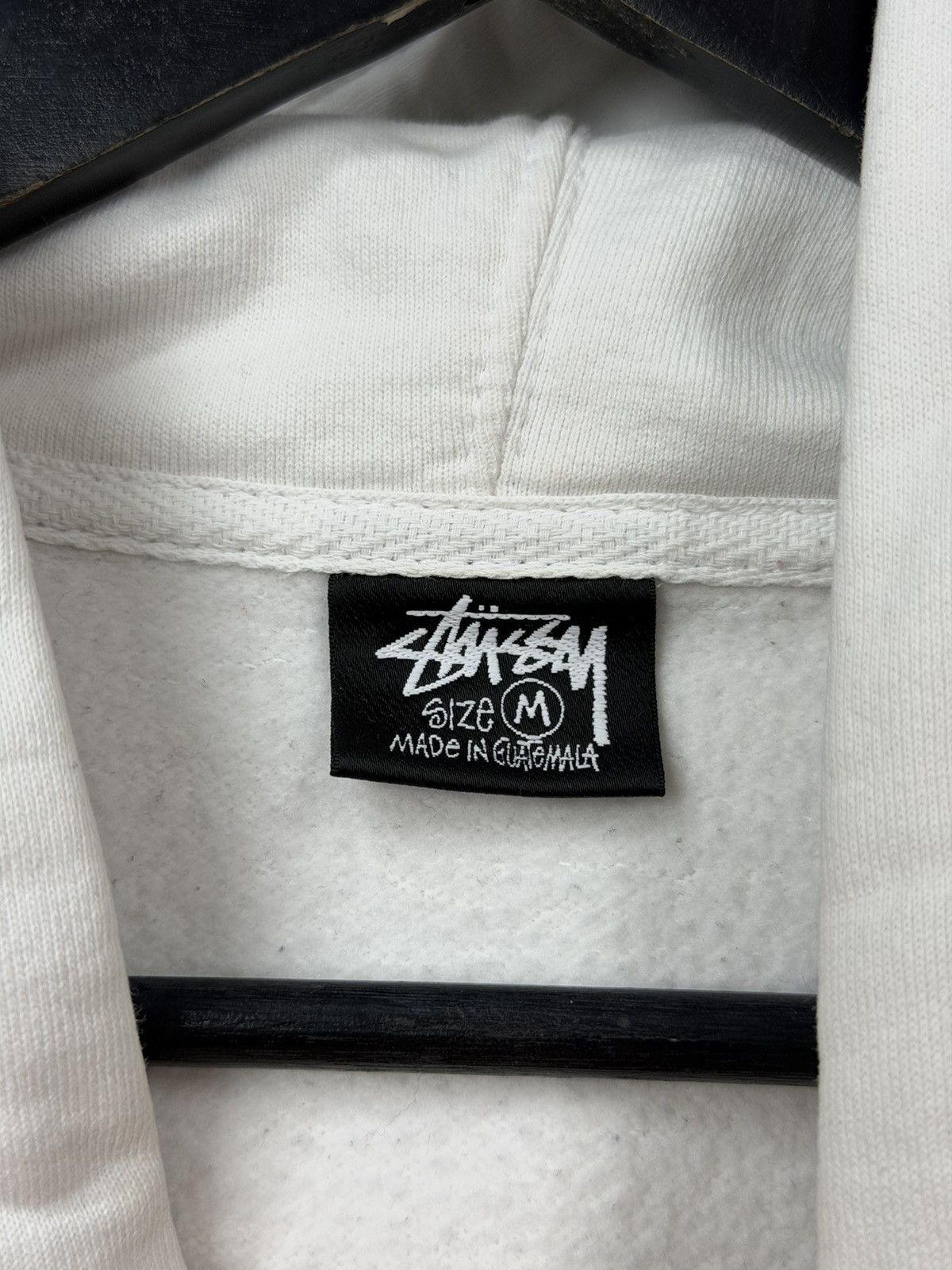 Stussy Vintage Stussy Big Logo Hoodie Boxy White Y2K Archive Size US M / EU 48-50 / 2 - 10 Thumbnail