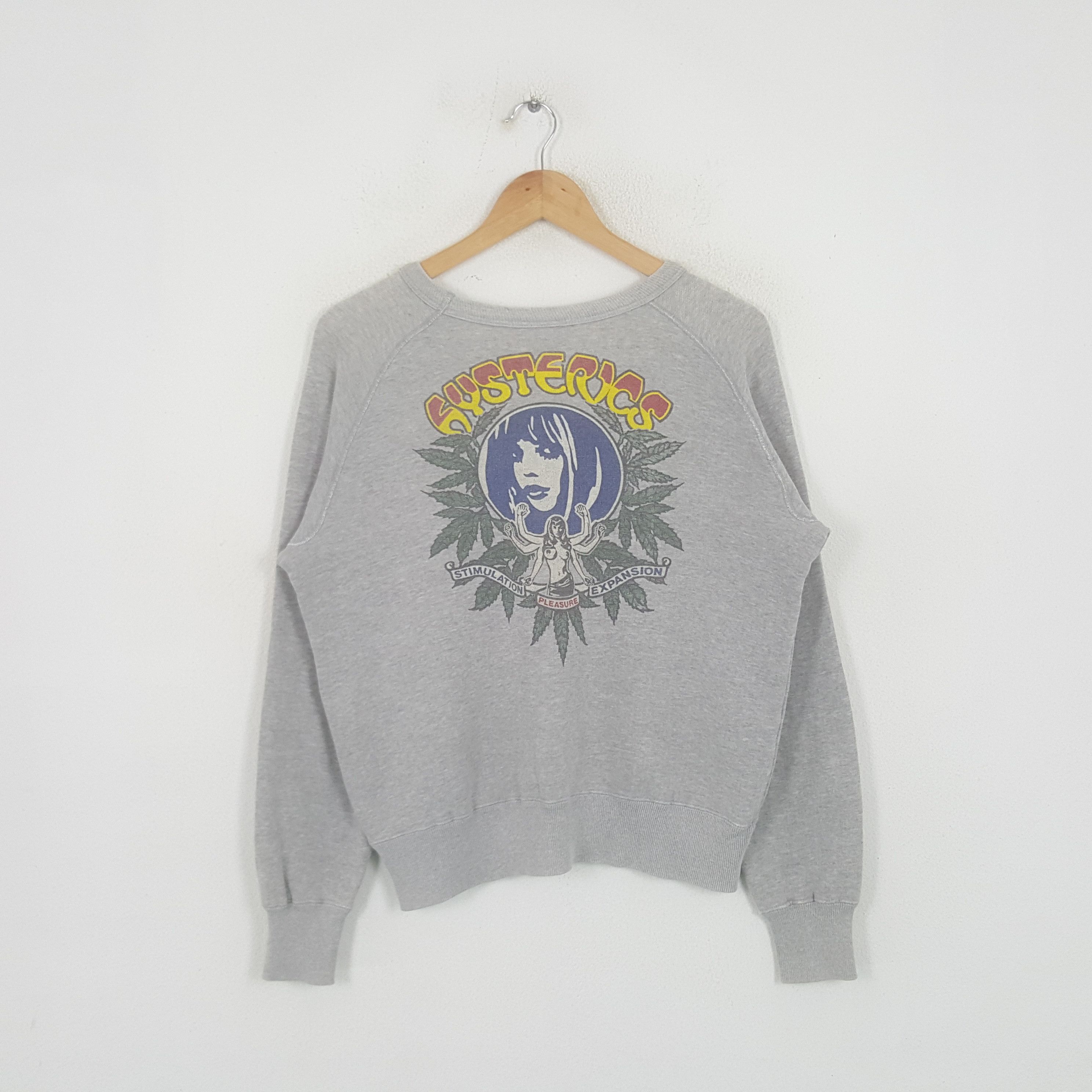Hysteric Glamour Vintage Hysteric Glamour Japanese Brand Hippie Sweatshirt Size US M / EU 48-50 / 2 - 1 Thumbnail