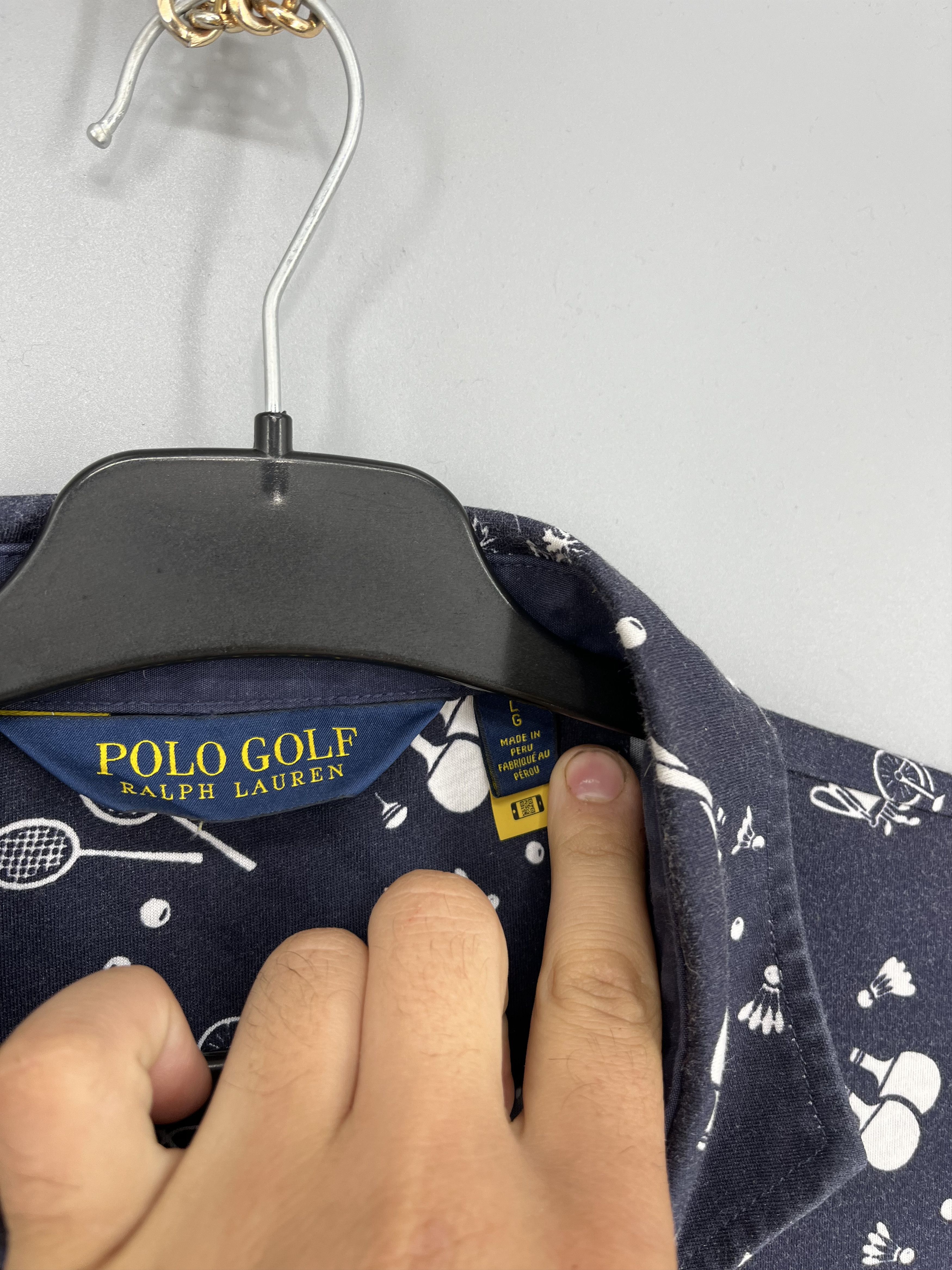 Polo Ralph Lauren Polo Golf Ralph Lauren Printed Pima Jersey Polo Weekend Size US L / EU 52-54 / 3 - 8 Thumbnail