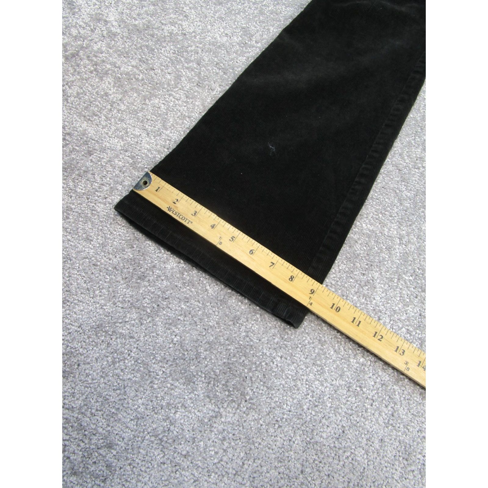 Ralph Lauren VINTAGE Ralph Lauren Pants Womens 4 Black Corduroy Bootcut Chino 90s Dressy Size 27" / US 4 / IT 40 - 4 Thumbnail