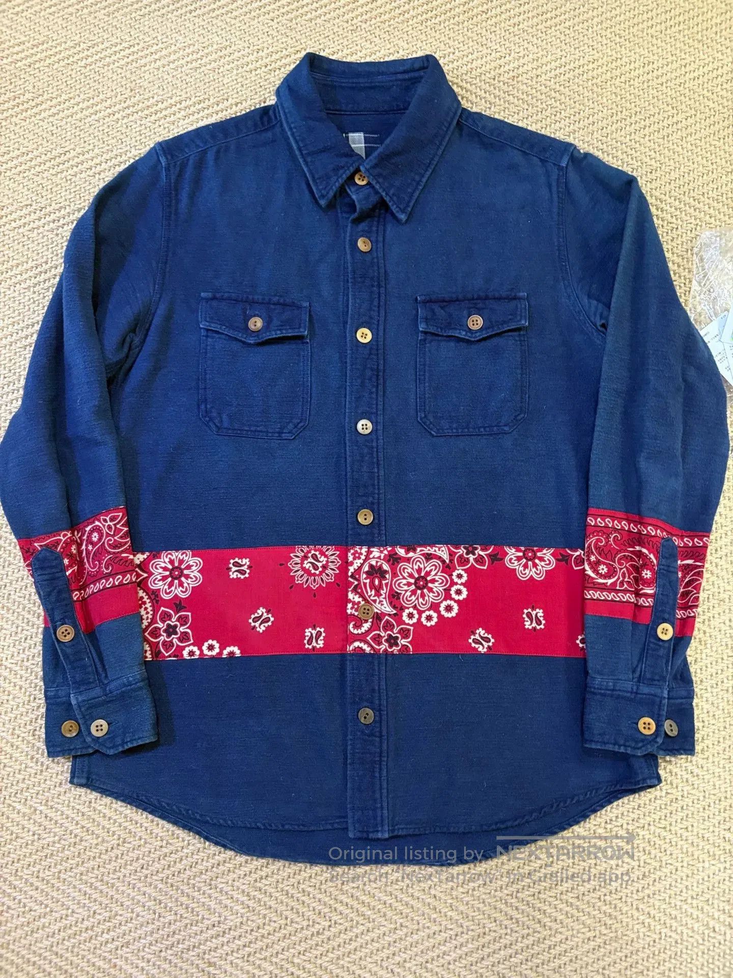 Visvim visvim black elk border flannel shirt. Size US M / EU 48-50 / 2 - 1 Thumbnail