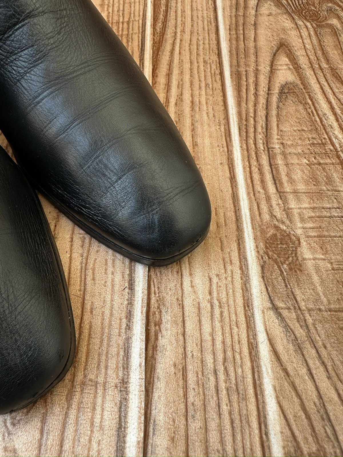 Saint Laurent Paris × Yves Saint Laurent Saint Laurent Leather Cowboy Boots Size US 7.5 / IT 37.5 - 7 Thumbnail
