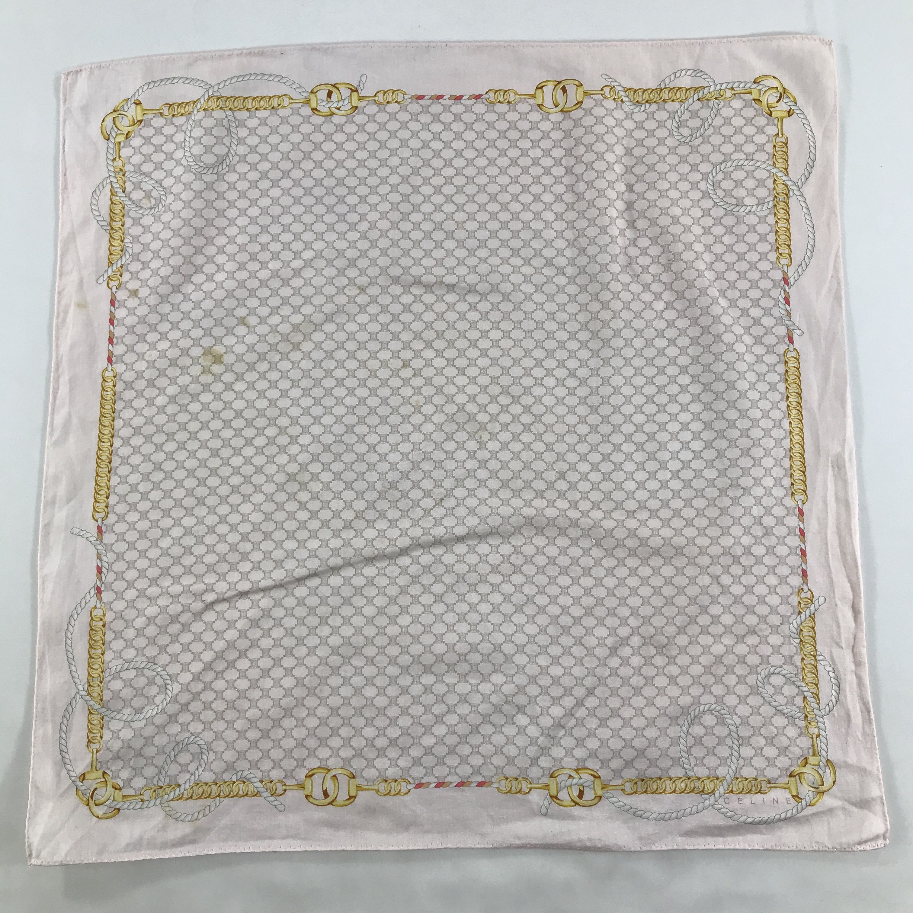 Celine × Vintage Celine Bandana / Handkerchief / Neckerchief - S1738 Size ONE SIZE - 1 Thumbnail