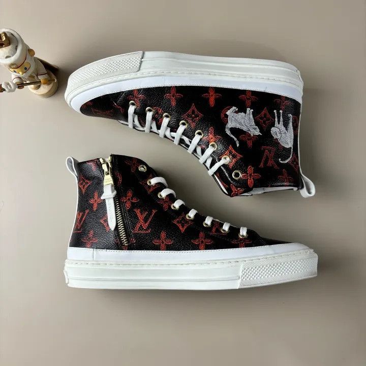 Louis Vuitton Louis Vuitton Stellar Sport Sneakers in Brown -2508 Size US 7 / IT 37 - 6 Thumbnail