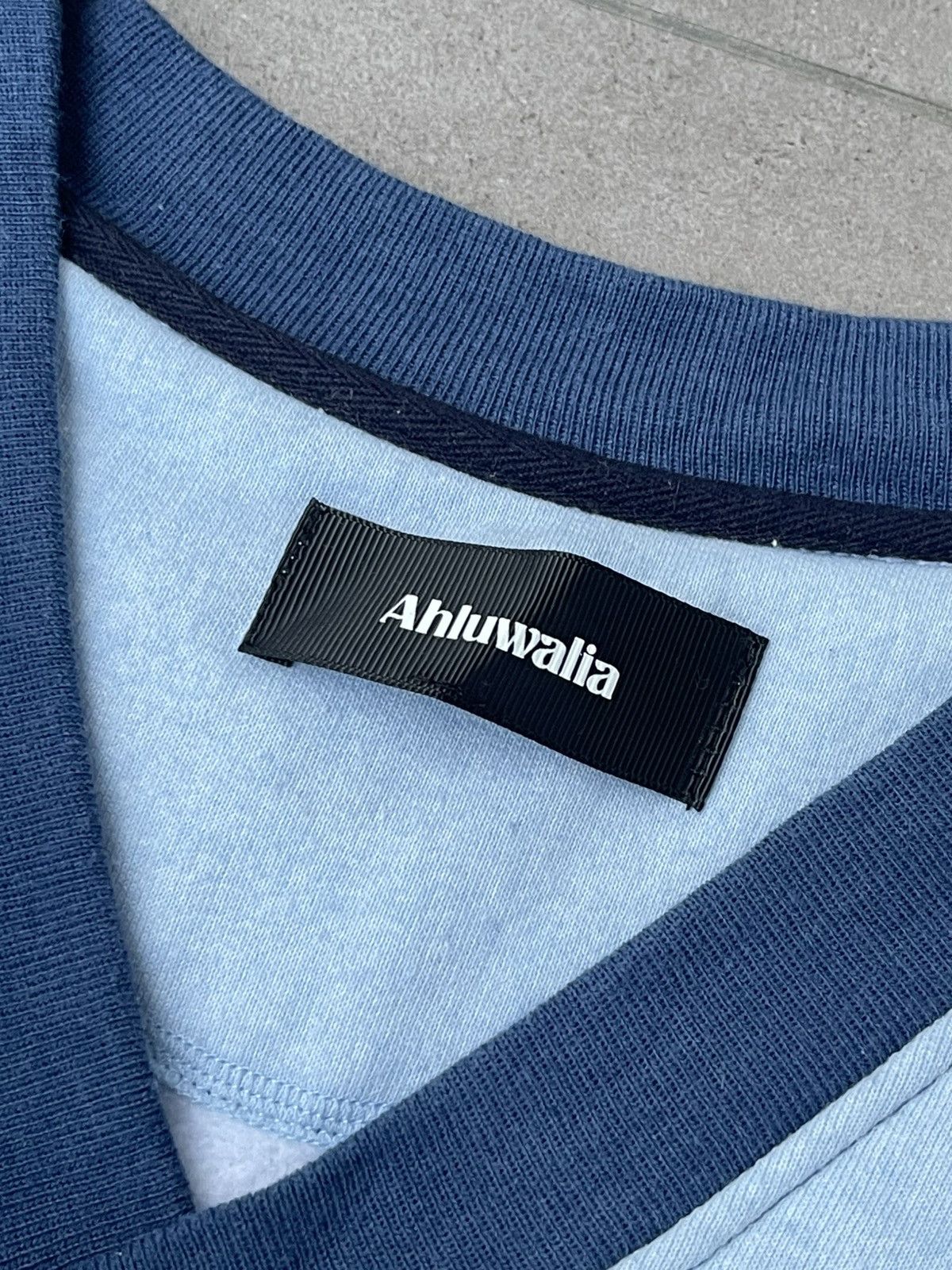 Ahluwalia !DS! AW23 Ahluwalia Mae Cotton V-Neck Sleeveless Sweatshirt Size US M / EU 48-50 / 2 - 17 Thumbnail