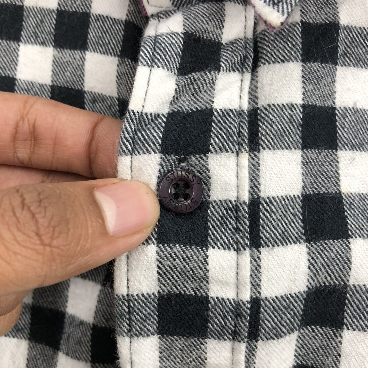 Stussy Vintage Stussy KidPlaid Flannel Shirt Bitch Skateboard Fuct Size US M / EU 48-50 / 2 - 6 Thumbnail