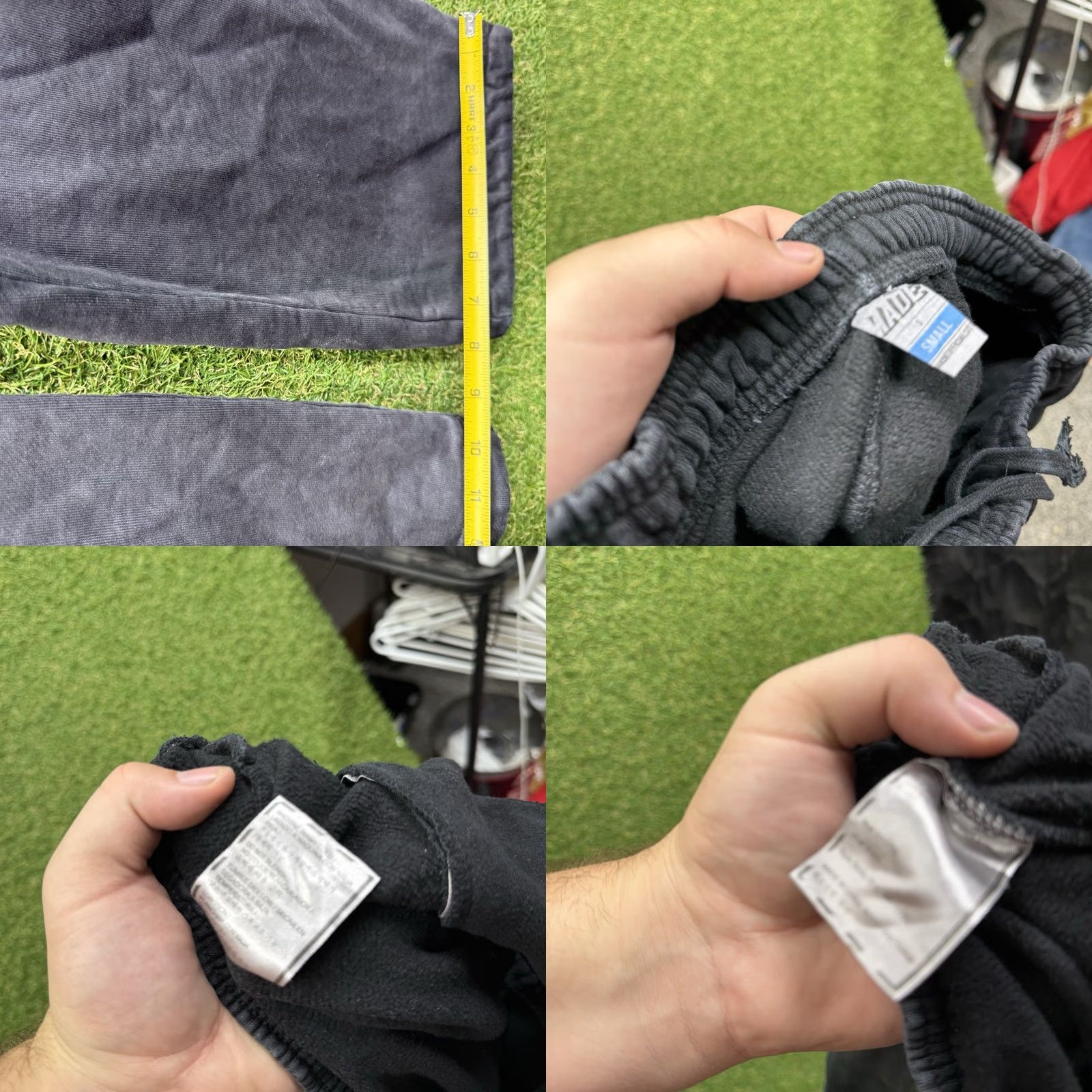 Fucking Awesome F cking Awesome Sweatpants Mens S Black 100% Cotton Fleece Drawstring Regular Waist 28 in Hoodie Streetwear Joggers Pants Winter Spring Fall Mens Size US 29 - 8 Thumbnail