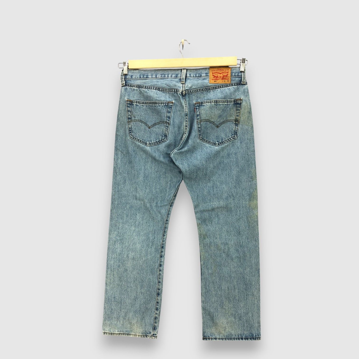 Levi's Vintage Levis 501 Jeans Levi's Stone Wash Faded Denim Pants Size US 34 / EU 50 - 2 Thumbnail