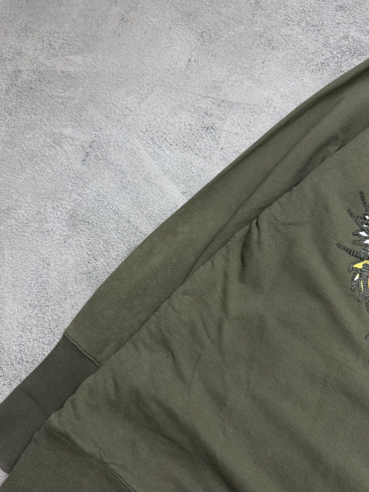 Ed Hardy Vintage Y2k Ed Hardy Tiger Zip Hoodie 00’s Size L / US 10 / IT 46 - 9 Thumbnail