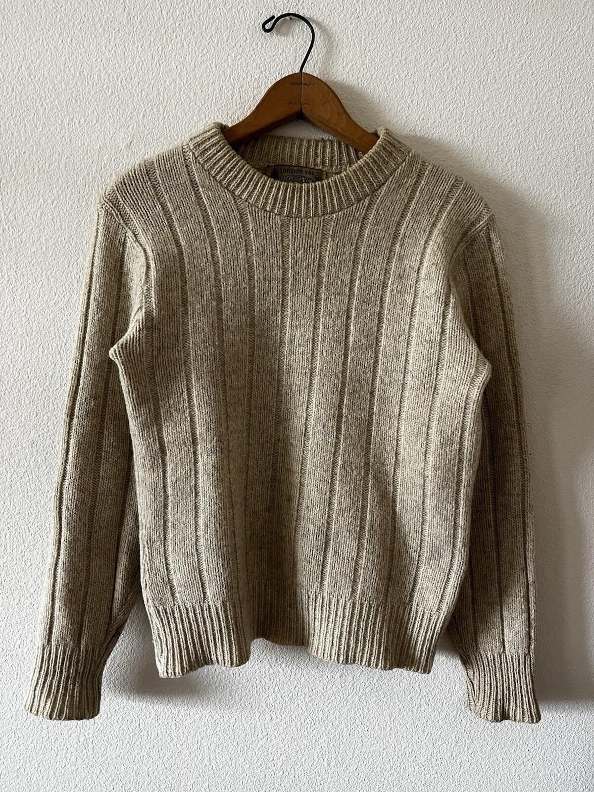 London Fog VTG London Fog Crew Neck Sweater Wool Blend Oatmeal Size M Size US M / EU 48-50 / 2 - 1 Thumbnail
