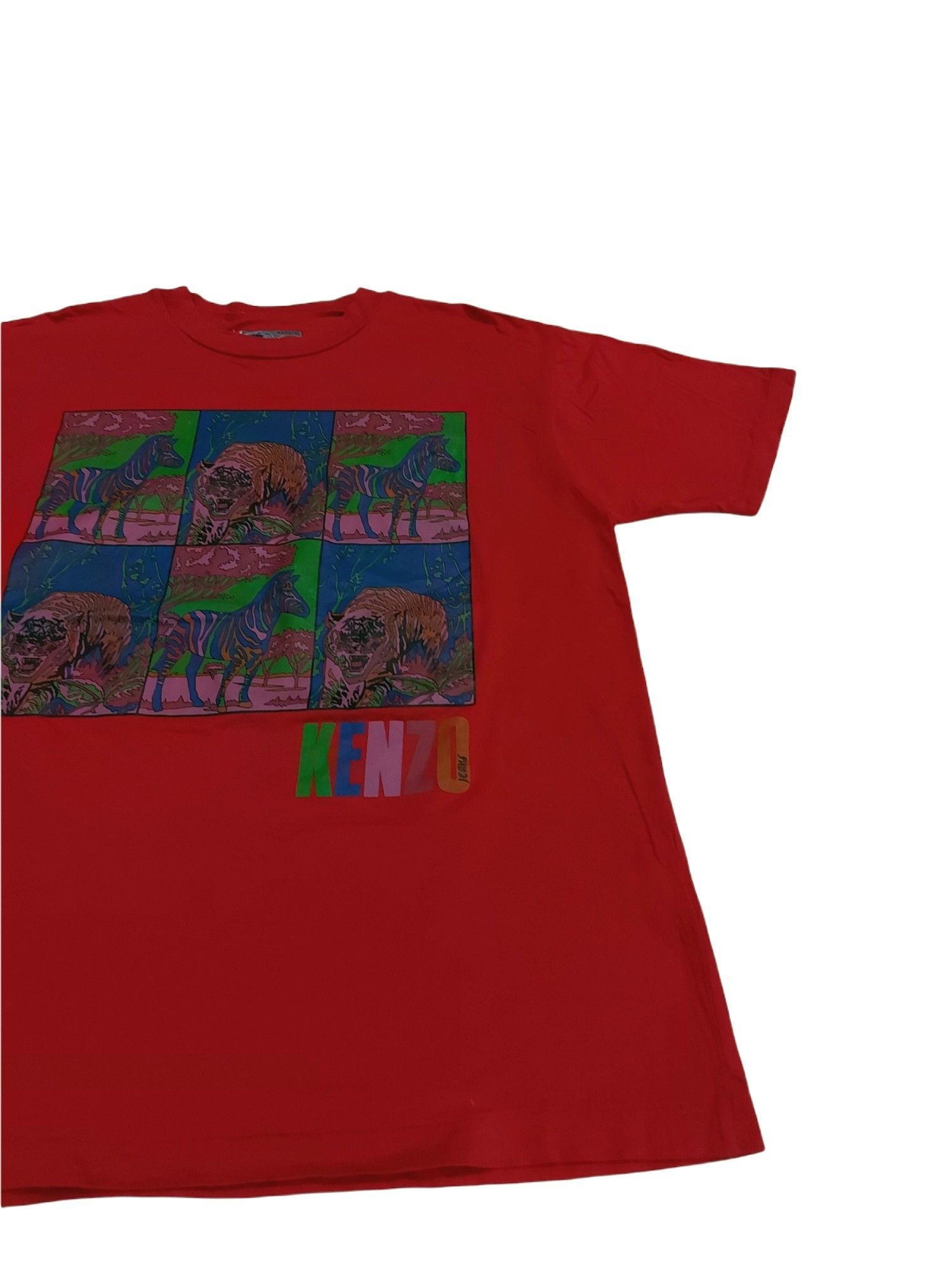 Kenzo Deadstock Vintage Kenzo "Predator & Prey" Single Stitch Tee Size US L / EU 52-54 / 3 - 3 Thumbnail