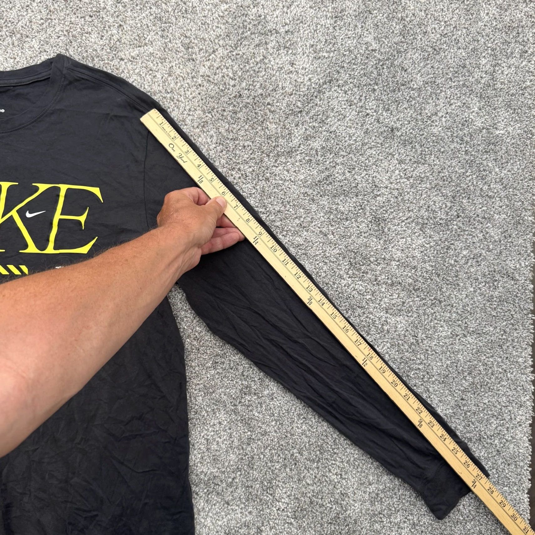Nike VINTAGE not applicable, so: Nike Shirt Men Medium Black Yellow Sportmode Tuned Air Graphic Tee Streetwear Size US M / EU 48-50 / 2 - 4 Thumbnail