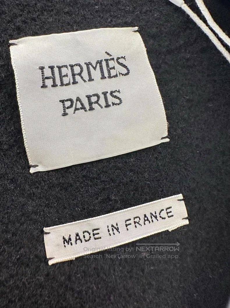 Hermes Hermes Solid black hooded zipper sweater Size XS / US 0-2 / IT 36-38 - 3 Thumbnail