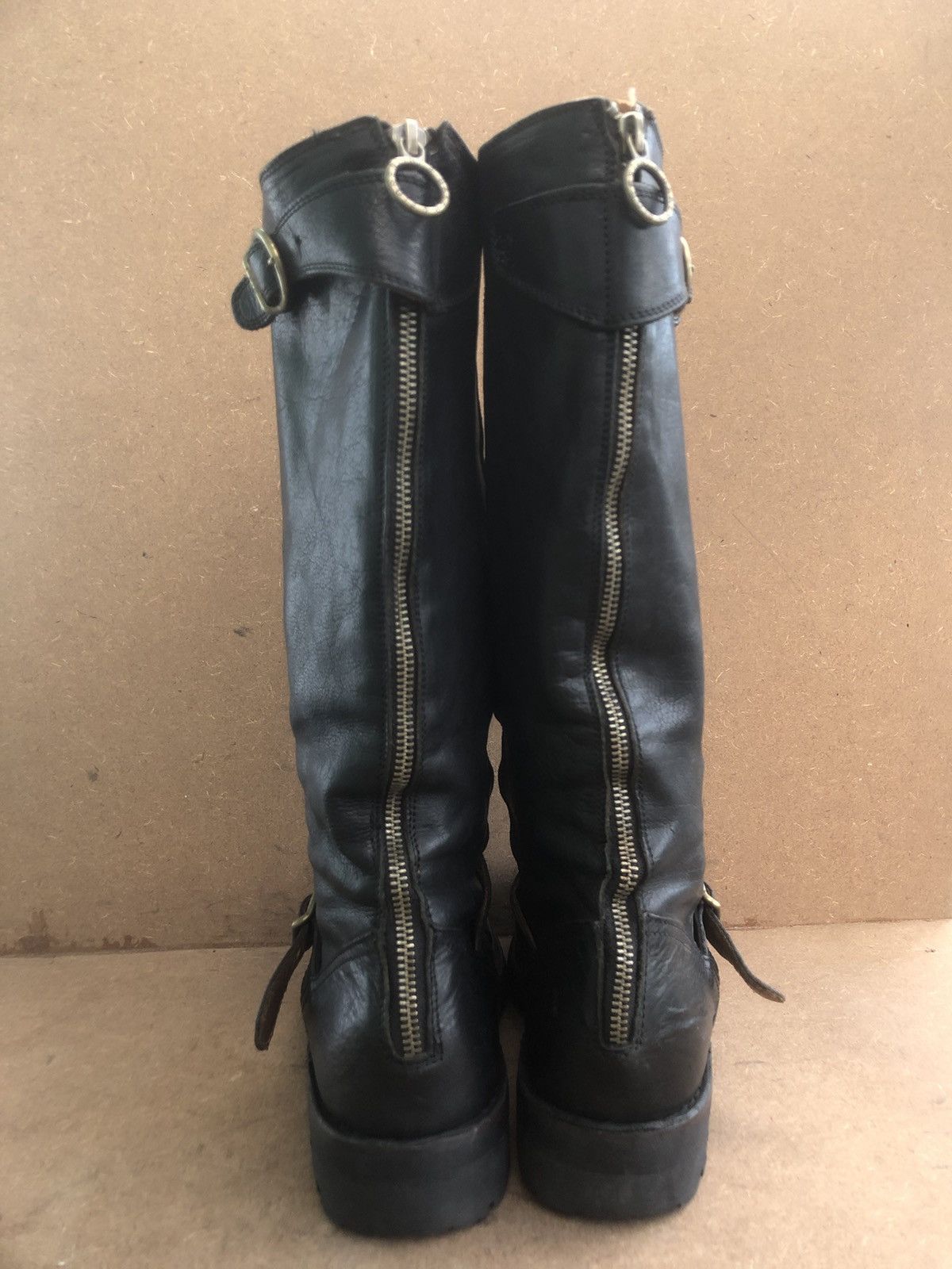 Fiorentini + Baker Fiorentini + Baker Black Leather Women’s Boots Size 38.5 Size US 5.5 / IT 35.5 - 9 Thumbnail