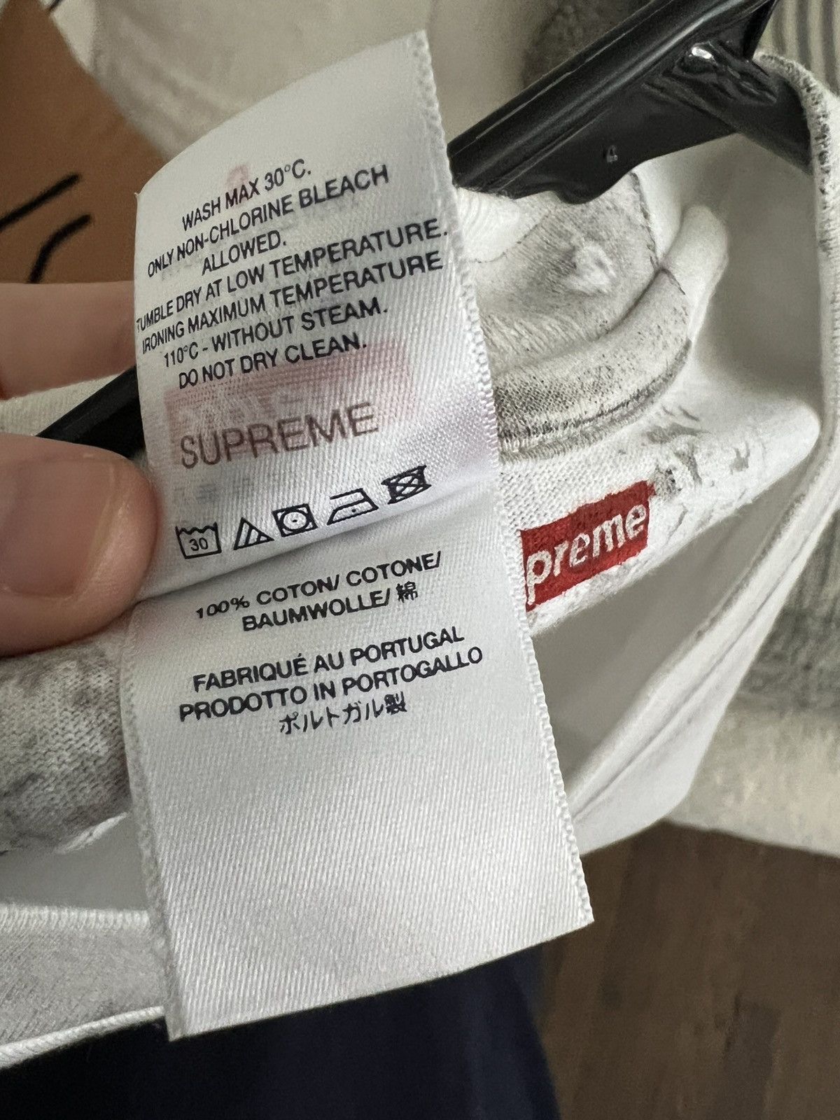 Maison Margiela × Supreme Size Small Supreme MM6 Box Logo Tee Size US S / EU 44-46 / 1 - 5 Thumbnail
