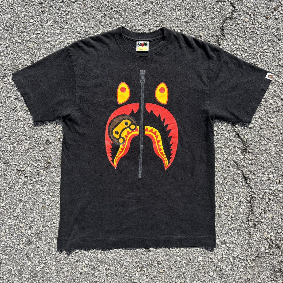 Bape 2008 Bape Shark Milo Tee Size US L / EU 52-54 / 3 - 1 Thumbnail