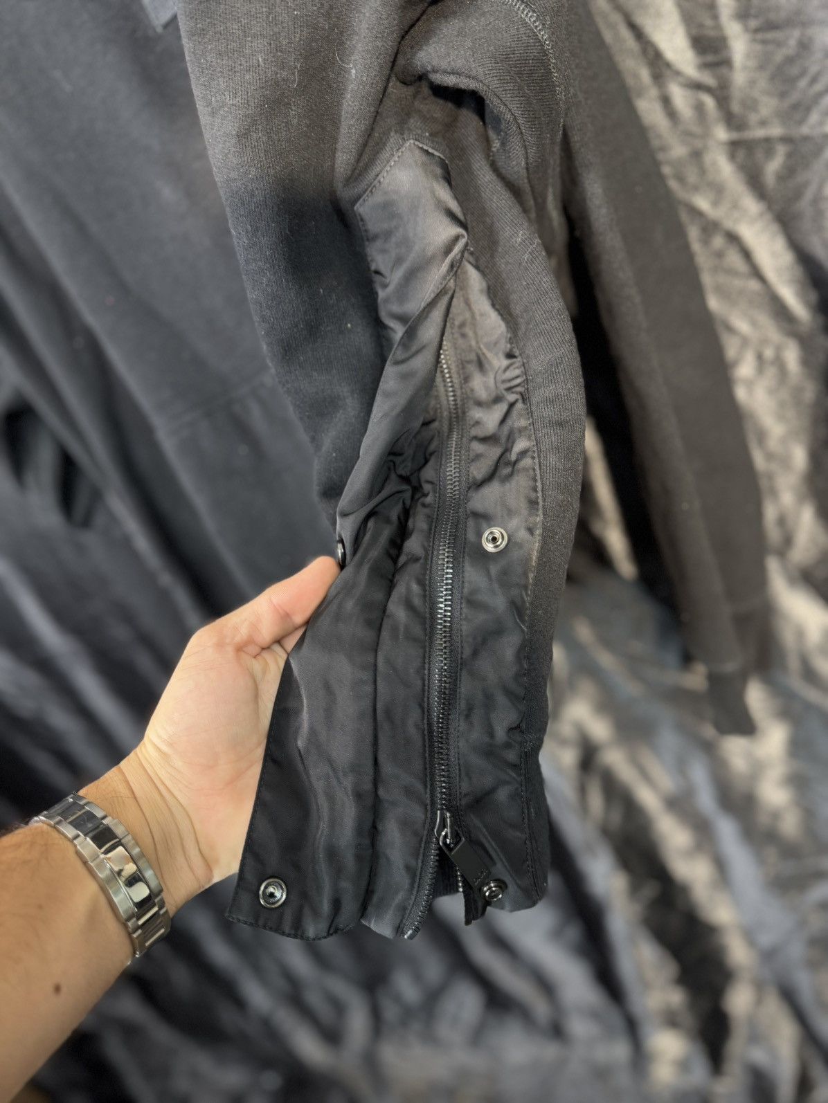 Dior Dior x SACAI black sweater X3L Size US XXL / EU 58 / 5 - 7 Thumbnail