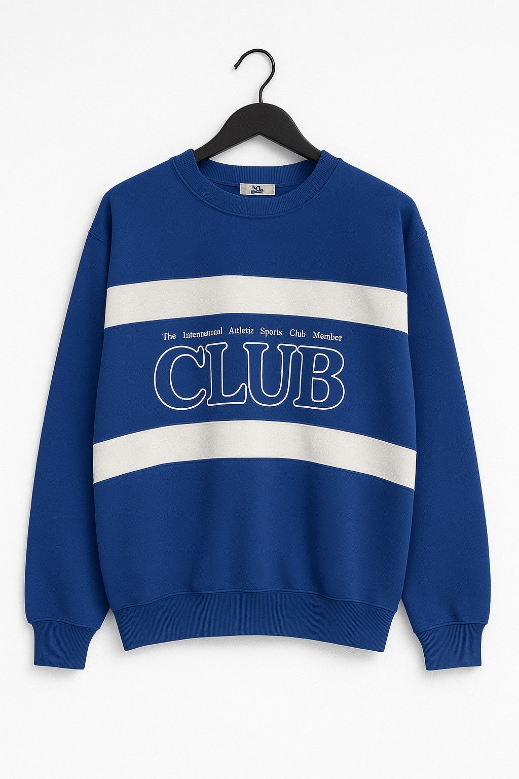 Vintage Vintage 1980s D’S Sports “Club” Sweatshirt Royal Blue Retro Size US M / EU 48-50 / 2 - 1 Thumbnail