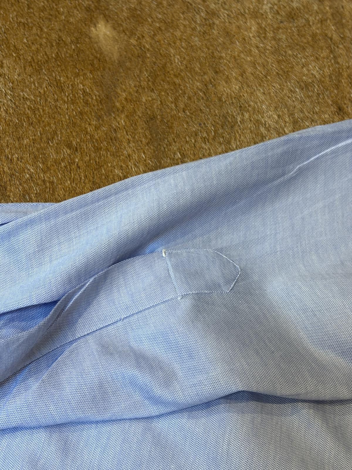 Kiton Kiton Light Blue Stretch Cotton Jersey Shirt Size US XL / EU 56 / 4 - 5 Thumbnail