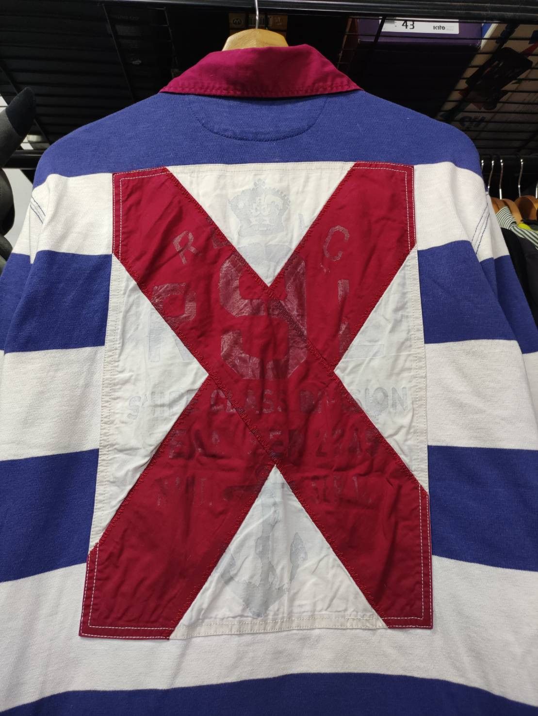Rugby Ralph Lauren Rare! Vtg Polo Ralph Lauren " R.L.Y.C. " Longsleeve Shirt Size US L / EU 52-54 / 3 - 9 Thumbnail