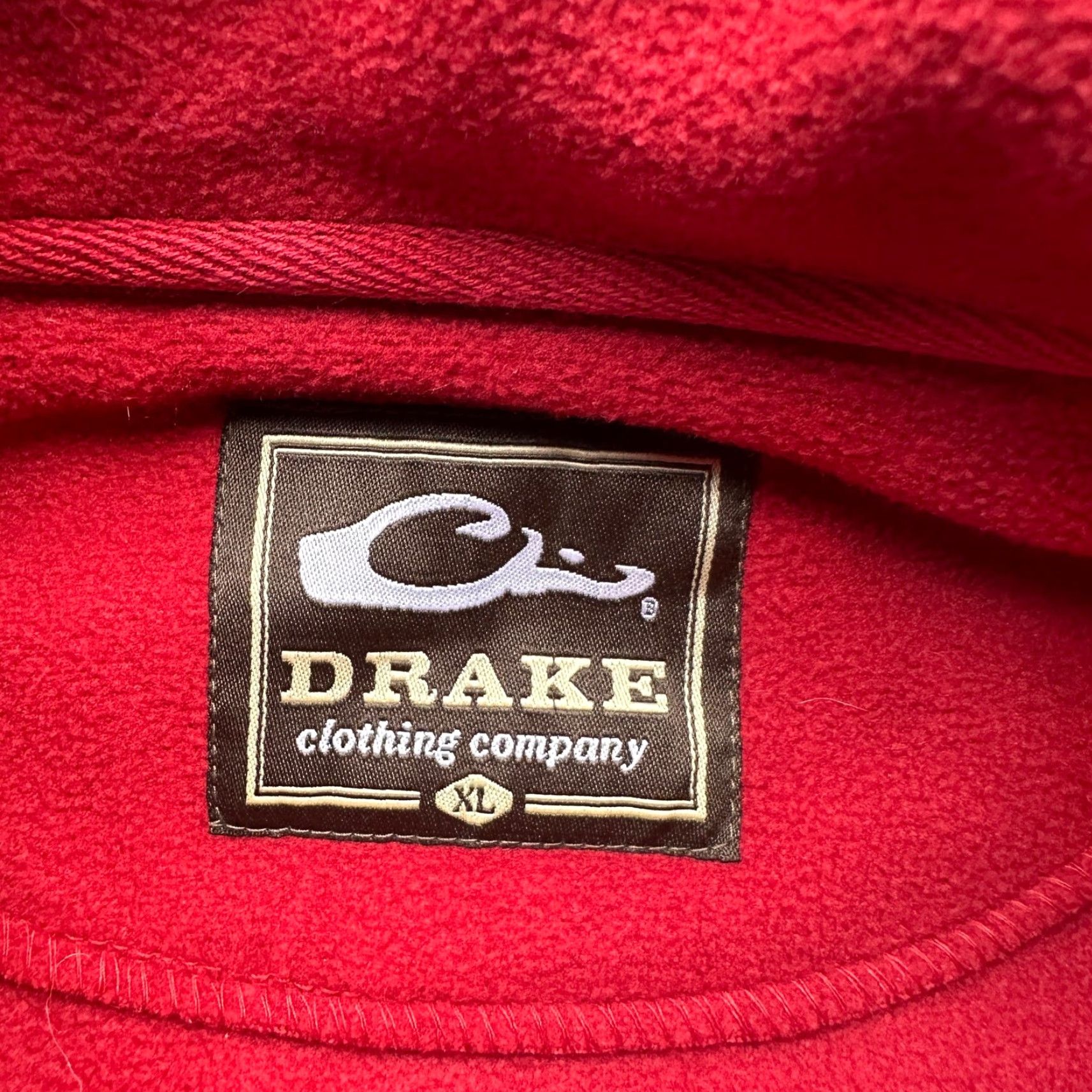 Vintage Drake Clothing Company Magnattach Alabama Crimson Tide Fleece Vest Mens XL Vest Mens XL Red Size US XL / EU 56 / 4 - 3 Thumbnail