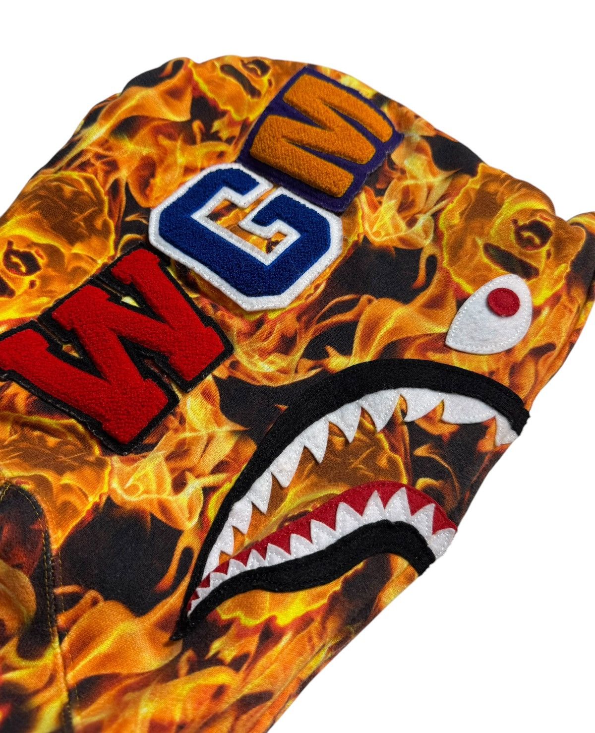 Bape BAPE Fire Shark Full Zip Hoodie Size US M / EU 48-50 / 2 - 4 Thumbnail