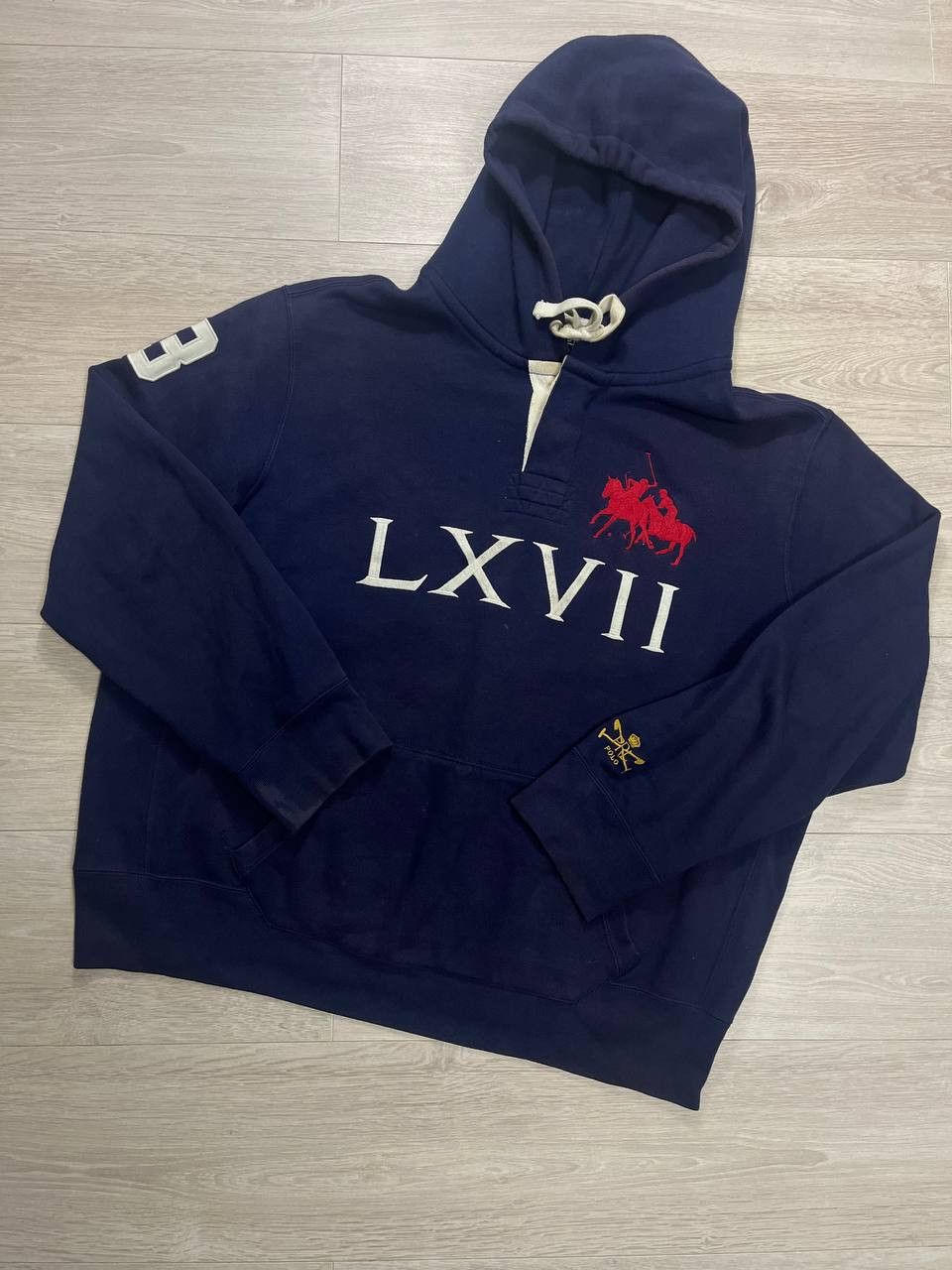 Polo Ralph Lauren Vintage hoodie Polo Ralph Lauren big logo USA Size US XXL / EU 58 / 5 - 1 Thumbnail