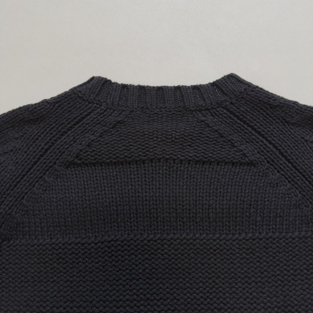 Issey Miyake Black ‘3D Patterned Stripe’ Wool Sweater Size US L / EU 52-54 / 3 - 17 Thumbnail