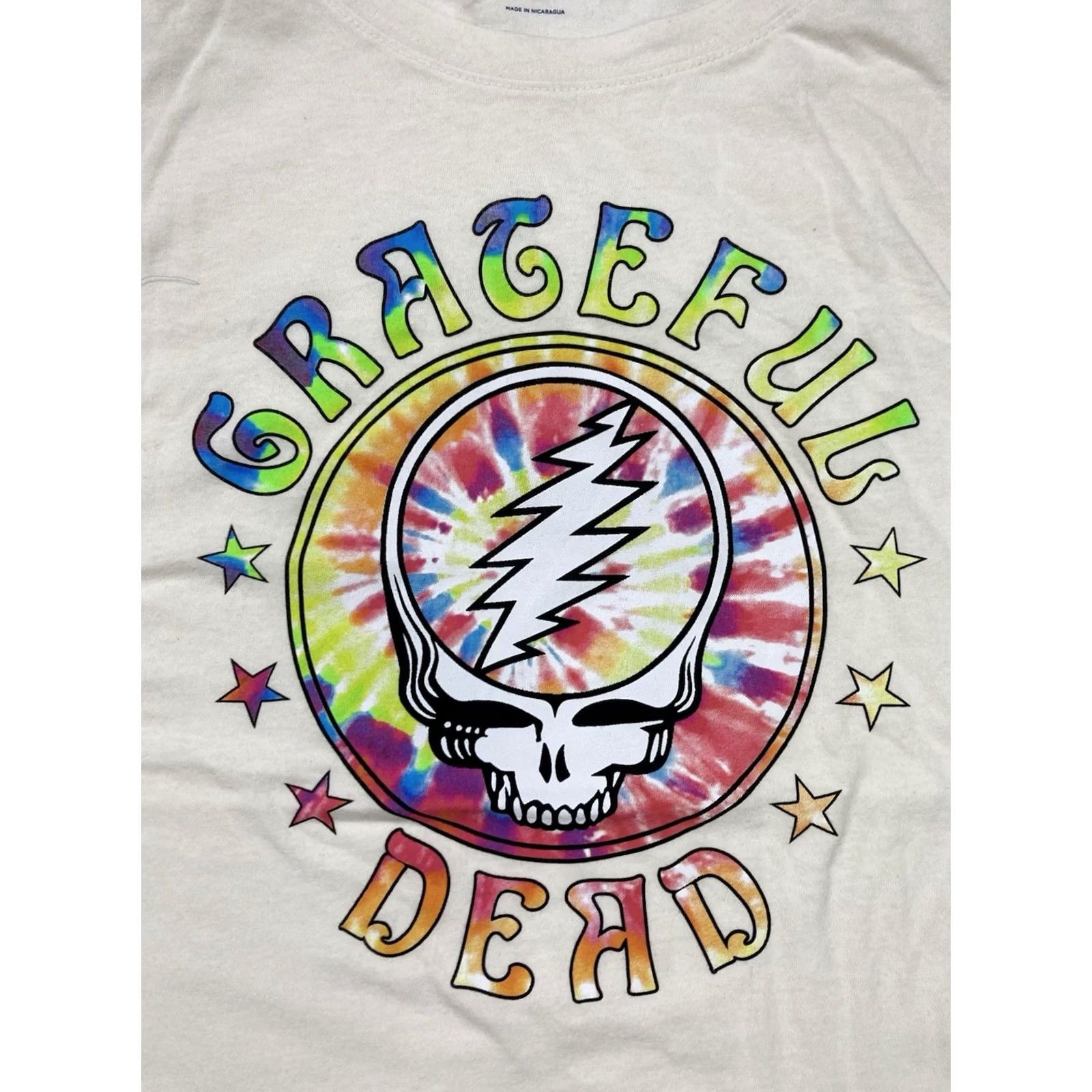 Old Navy VINTAGE Grateful Dead Logo T-shirt Women 4X Ivory Short Sleeve Music Size XXL / US 16-18 / IT 52-54 - 2 Thumbnail
