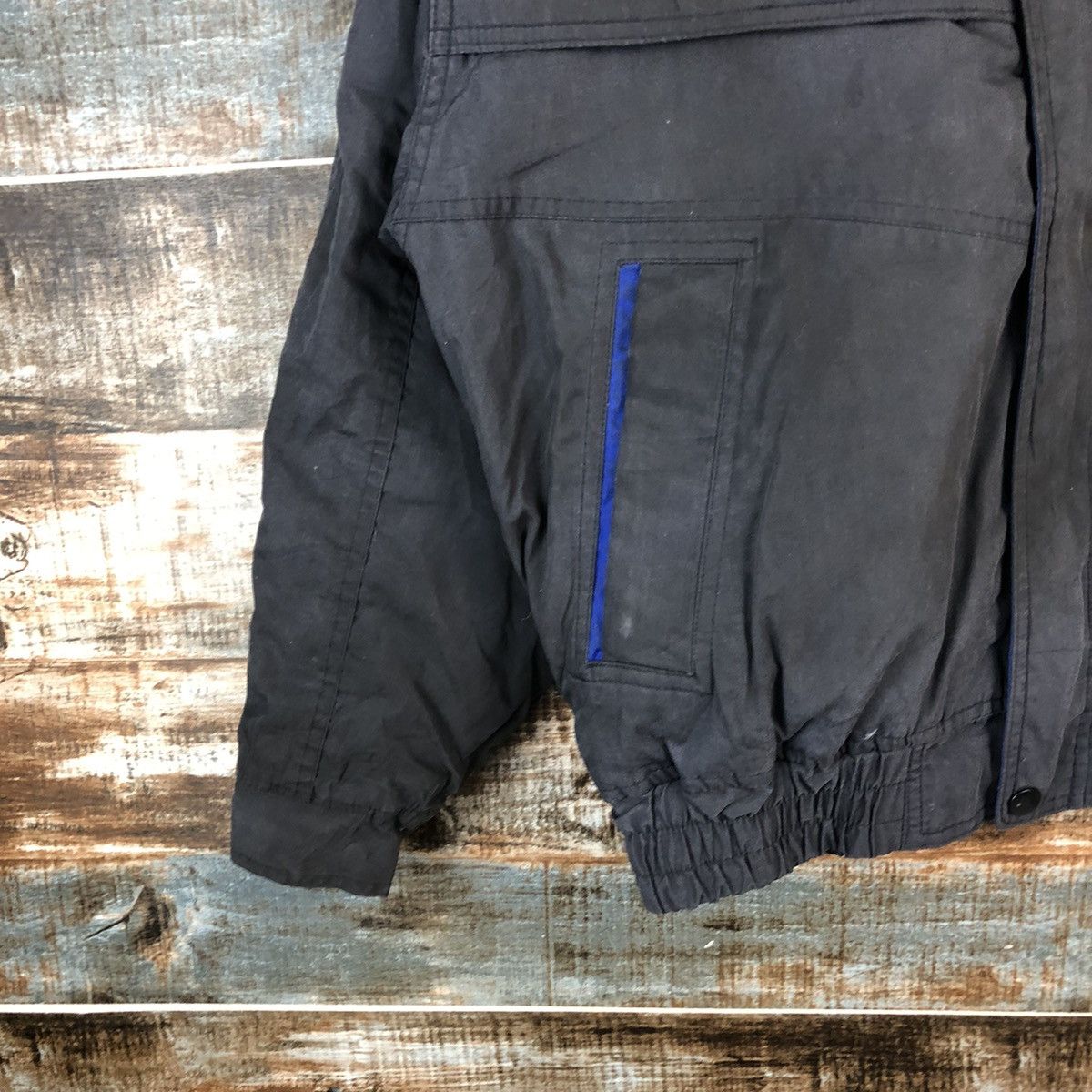 Japanese Brand D Alta Nissan Grey vintage Bombers Jacket #A2212 Size US M / EU 48-50 / 2 - 7 Thumbnail